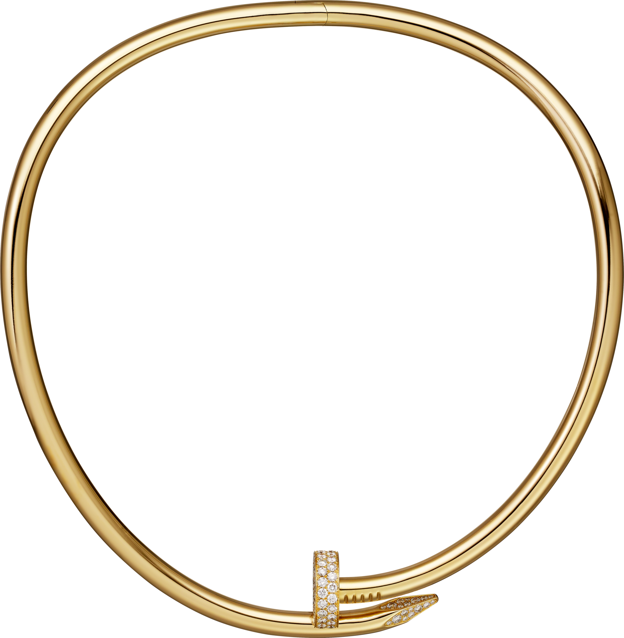 cartier juste un clou with diamonds