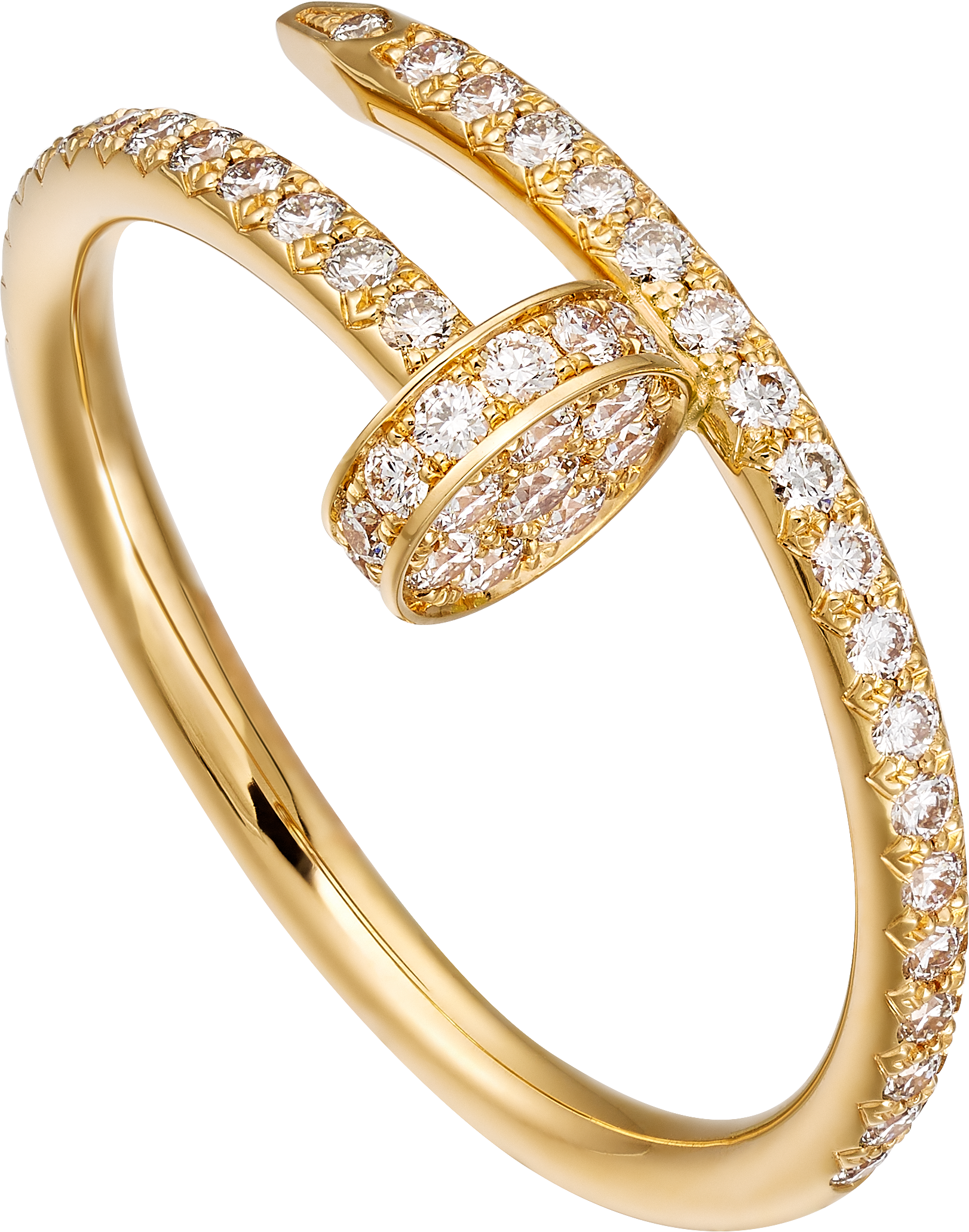 cartier juste un clou with diamonds
