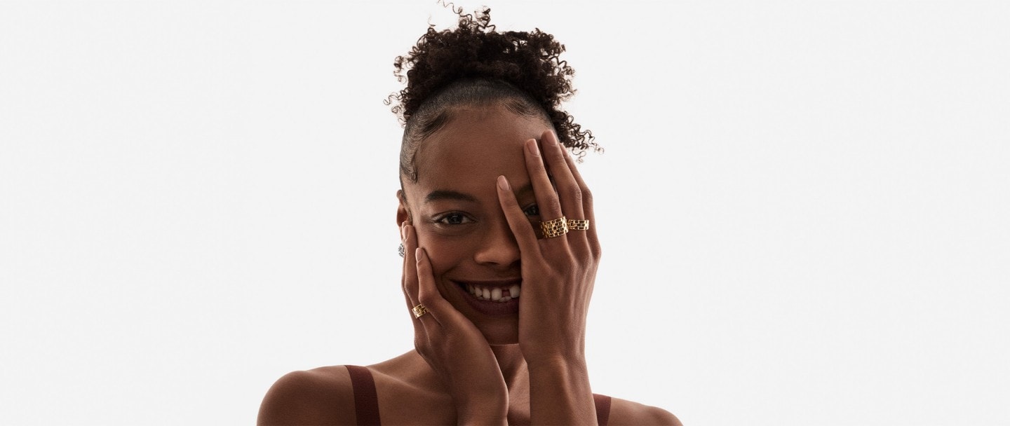Maillon Panthère rings