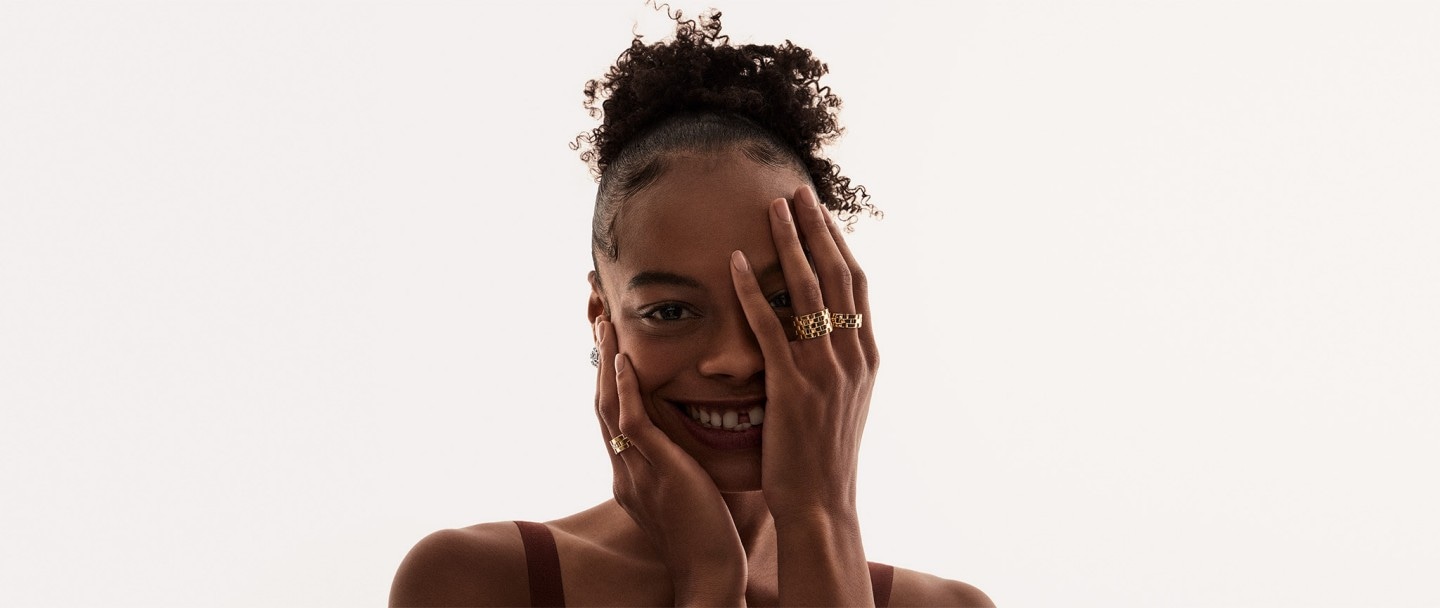 Maillon Panthère rings