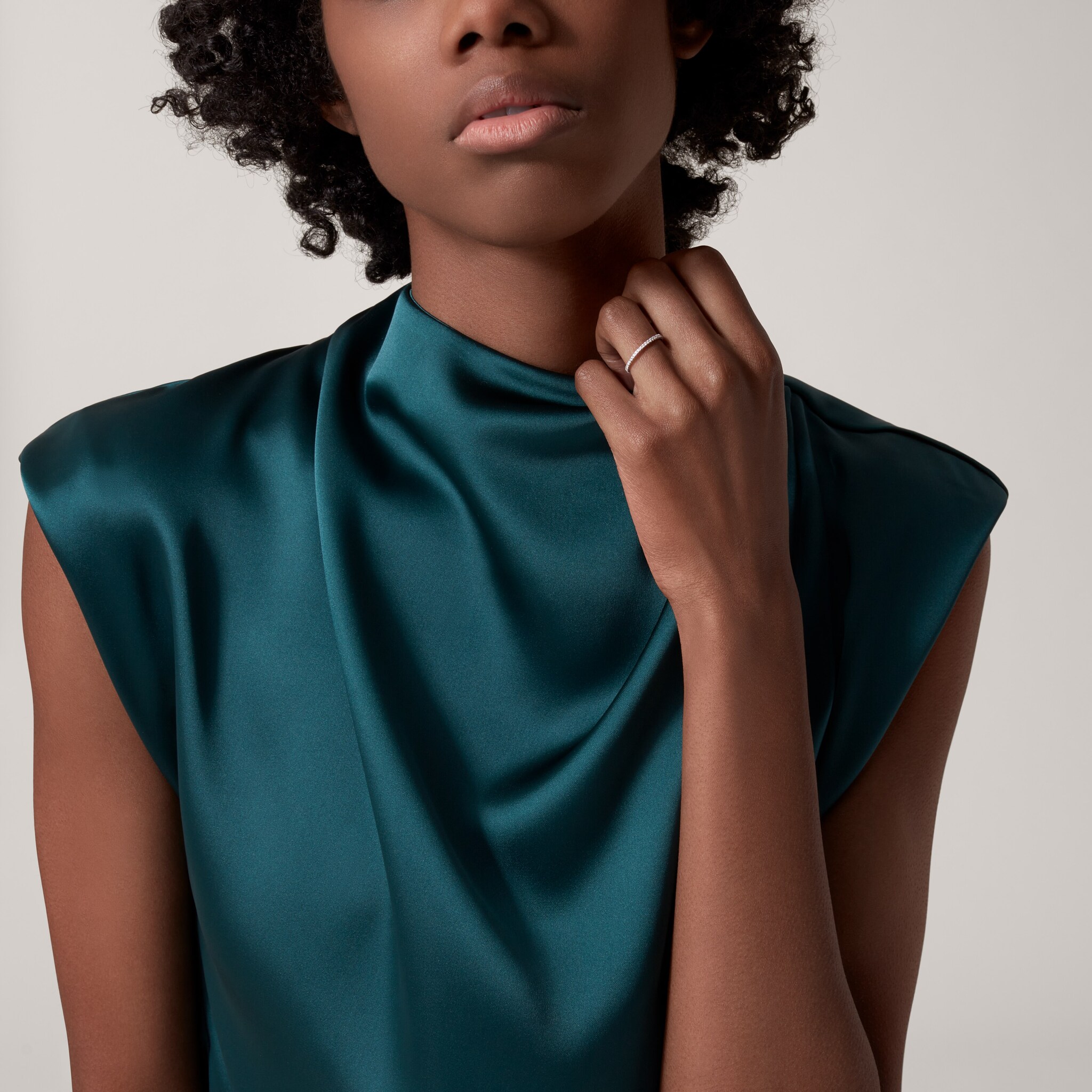 Etincelle de Cartier wedding band, 1.5 mm width, paved