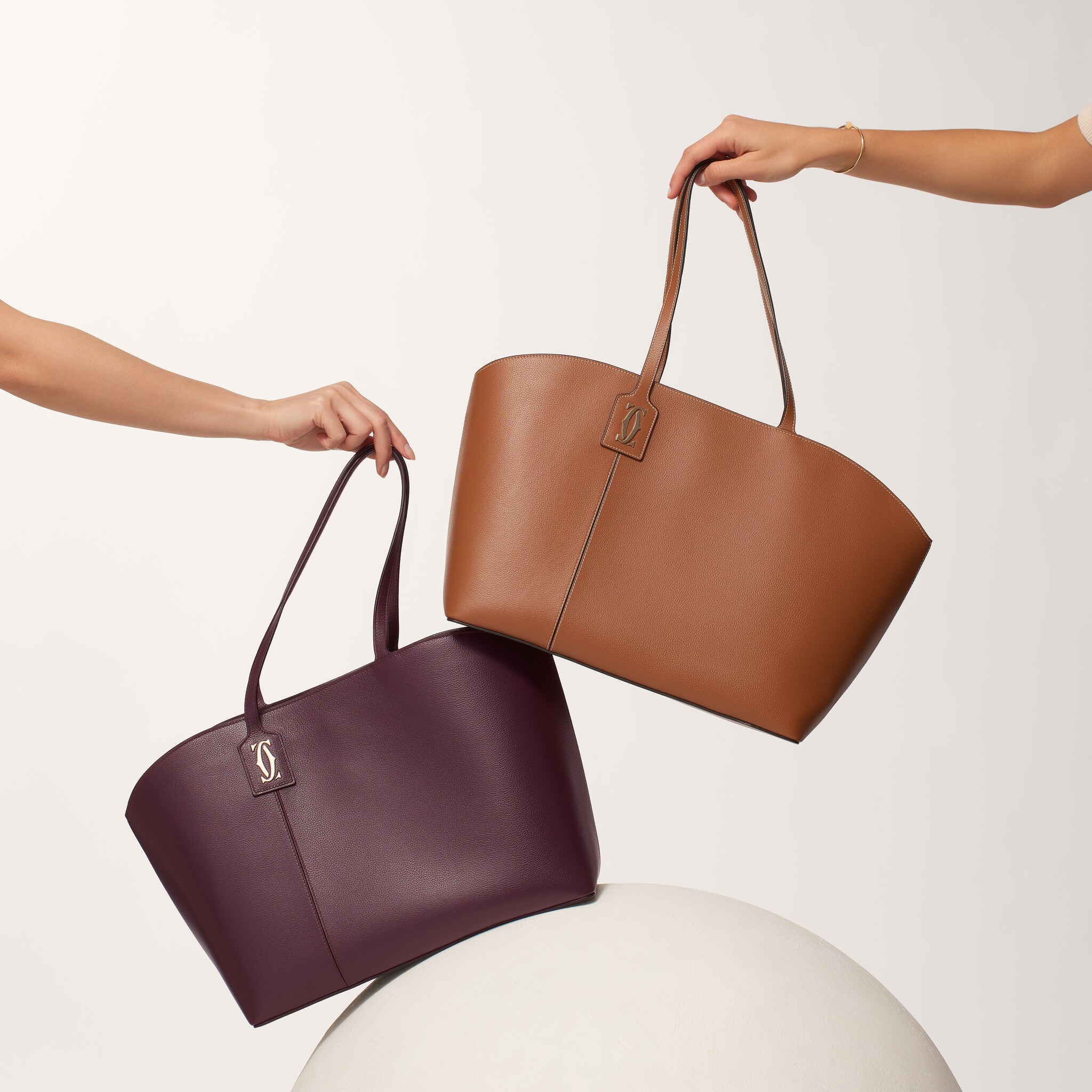 Tote bag, C de Cartier