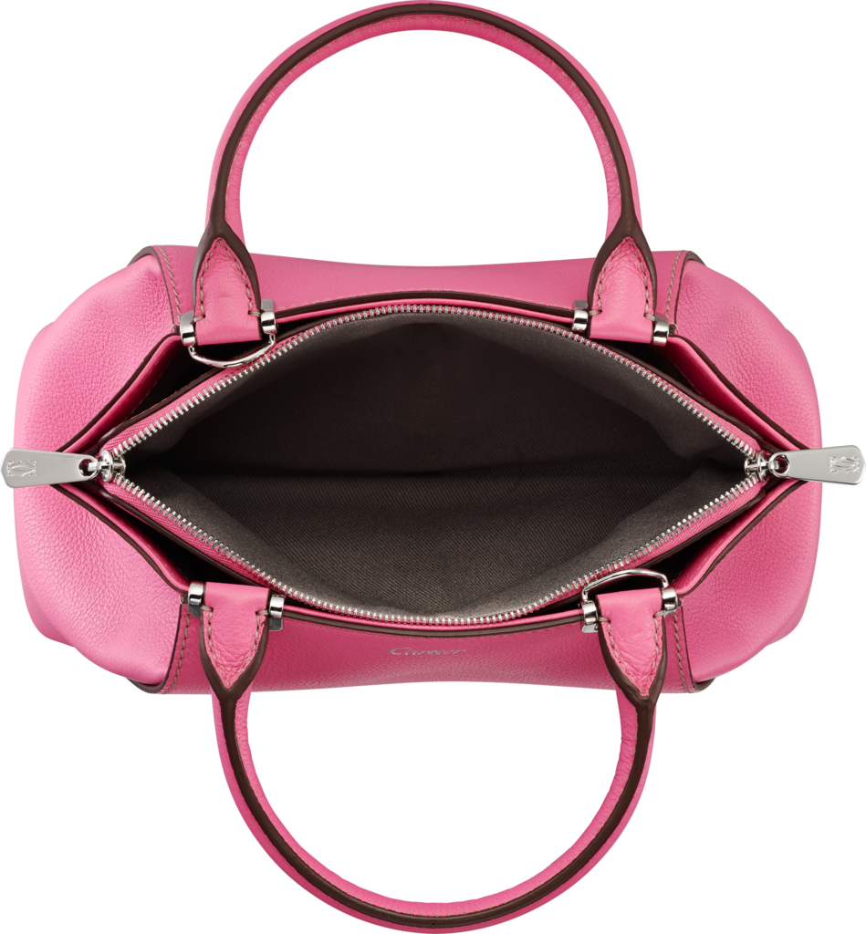 CRL1002069 C de Cartier bag, mini model Pink sapphire taurillon