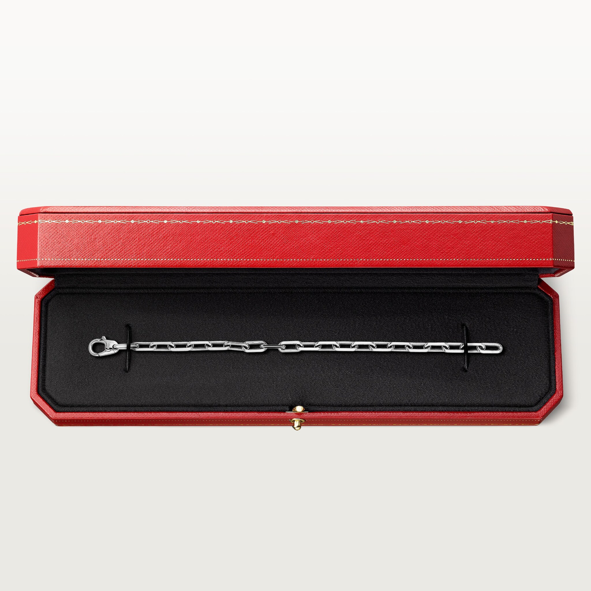 Santos de Cartier bracelet, chain, medium model, image 6