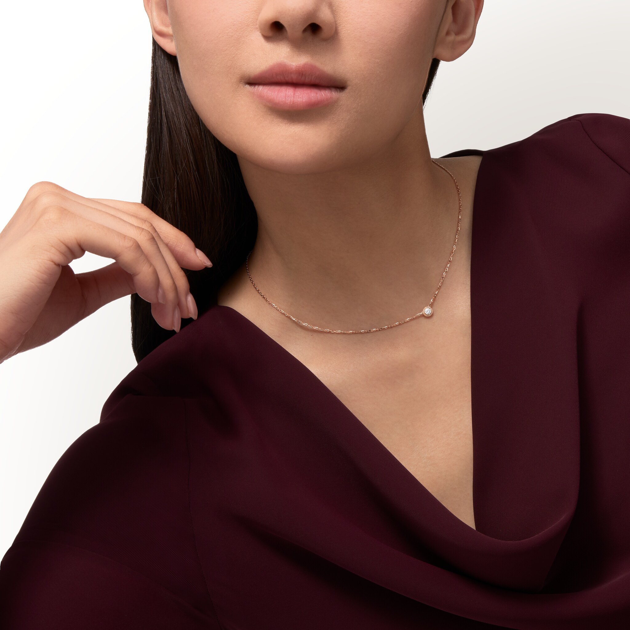 Cartier d'Amour pendant, brilliant-cut diamond, large model