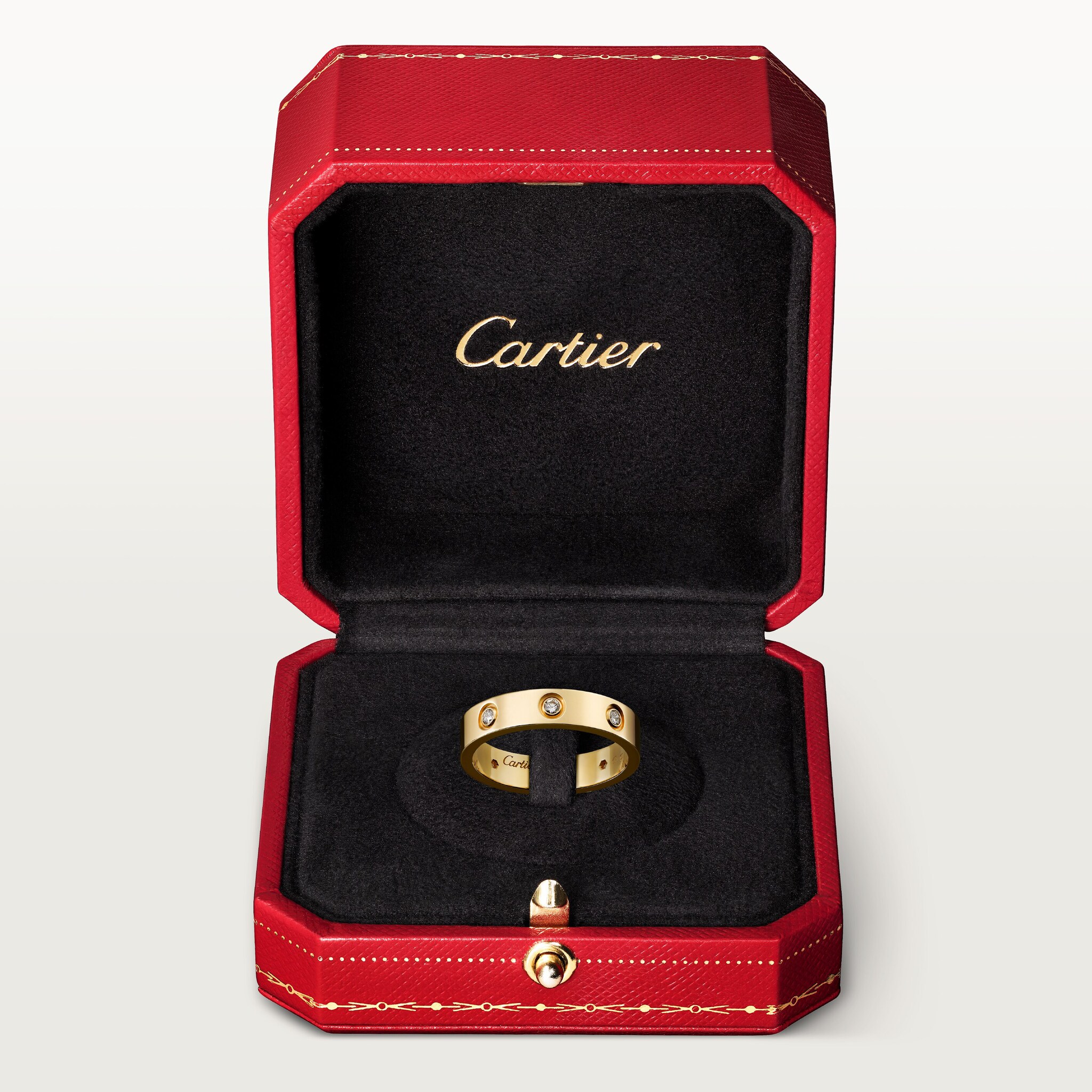 #LOVE# ring, small model, 8 diamonds, image 7