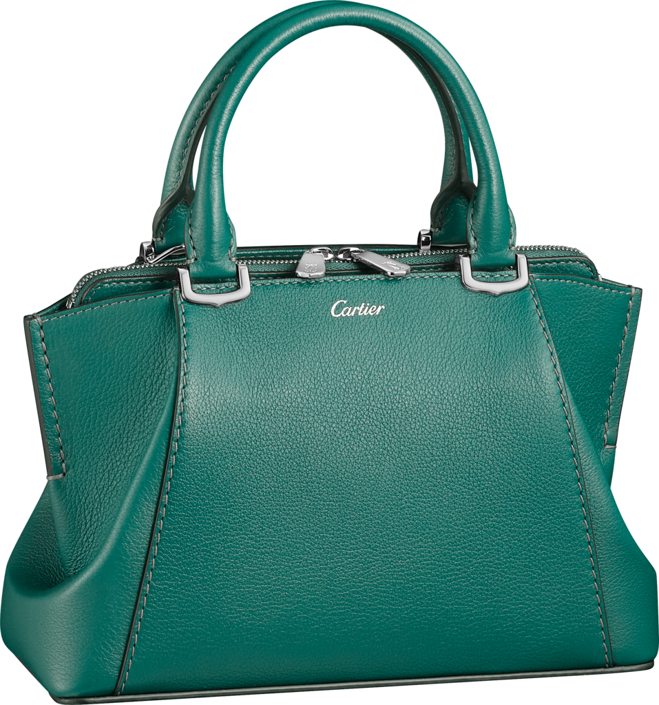 CRL1002131 C de Cartier bag, mini model Bluegreen tourmaline