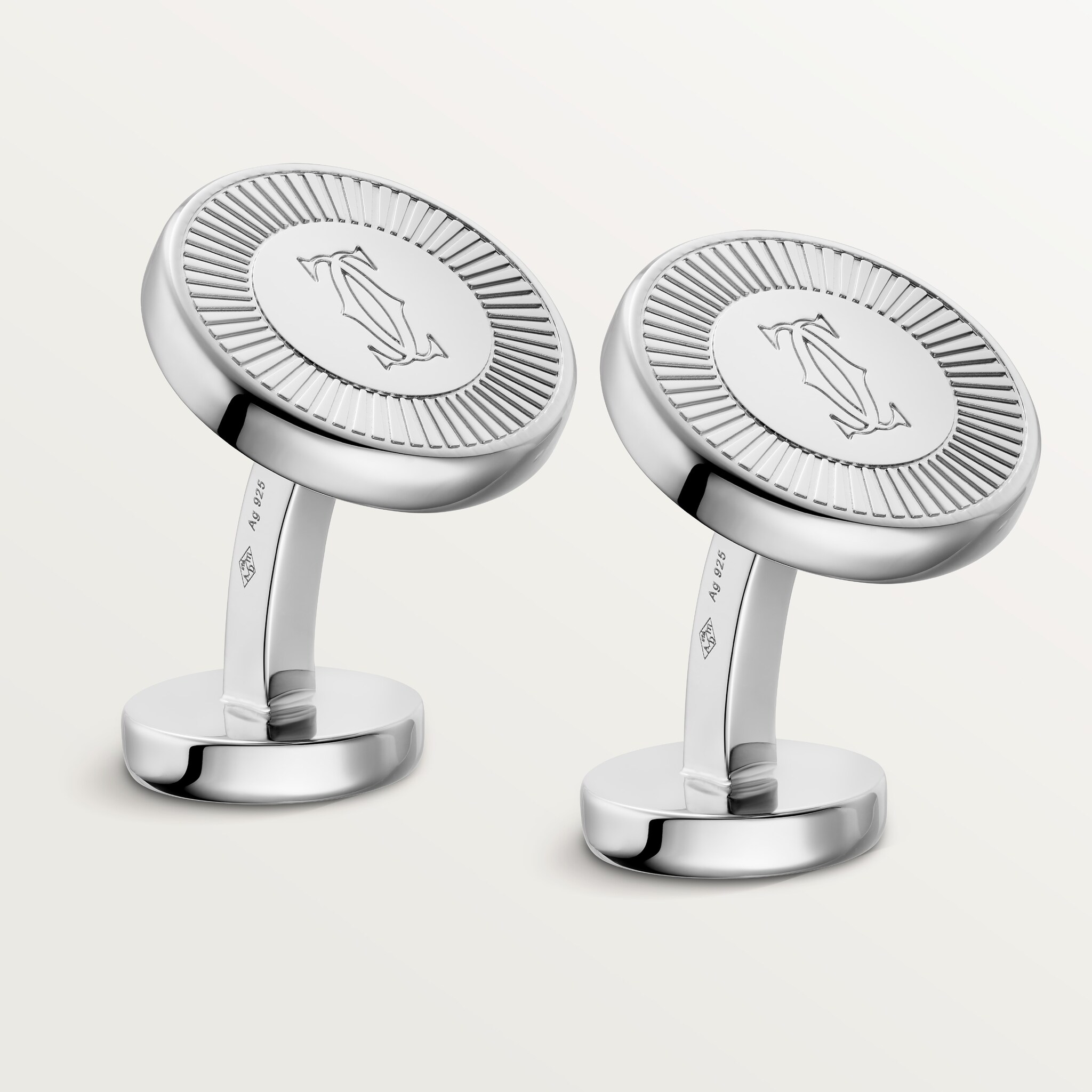 C de Cartier cufflinks