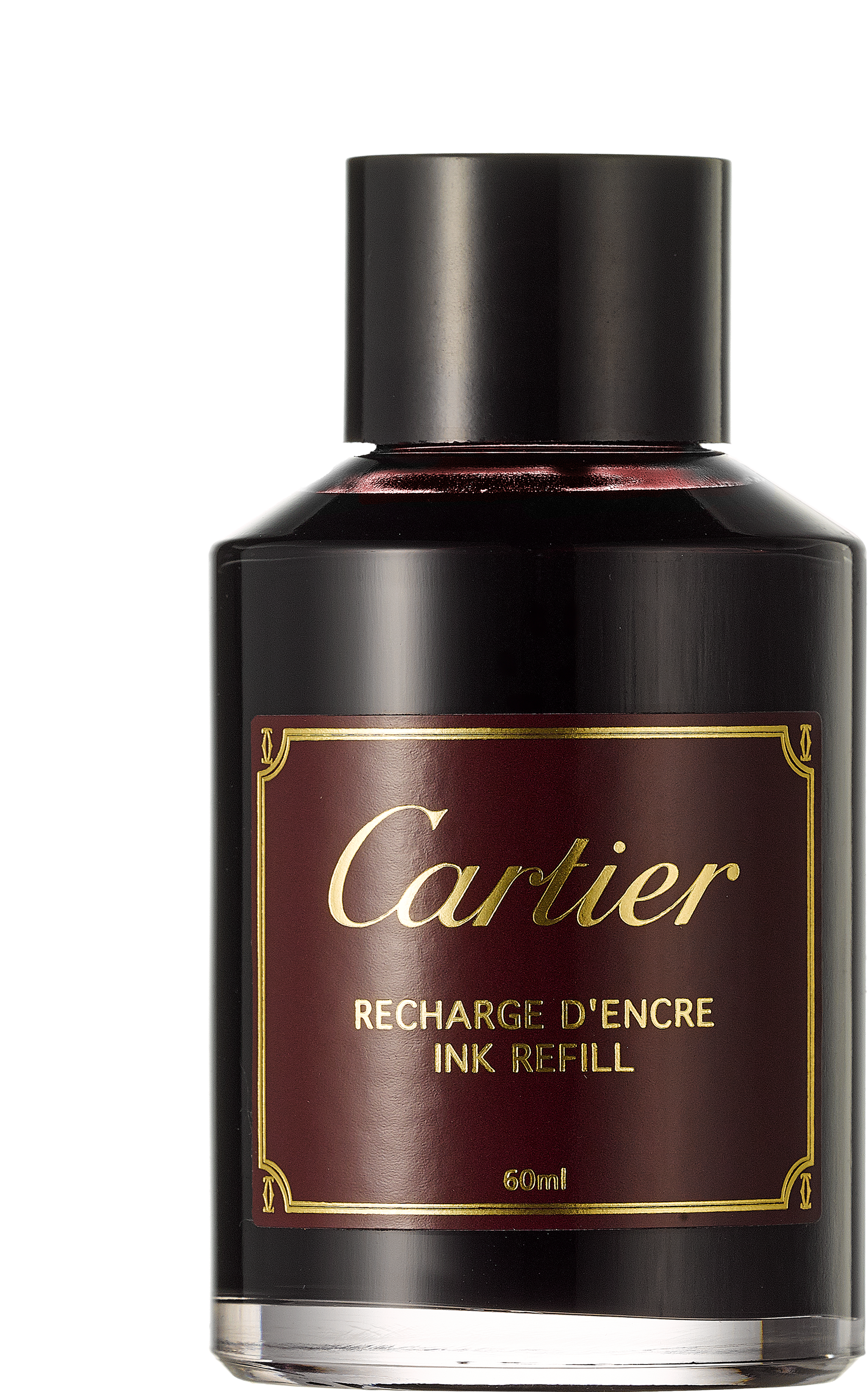 Ink bottle, burgundy