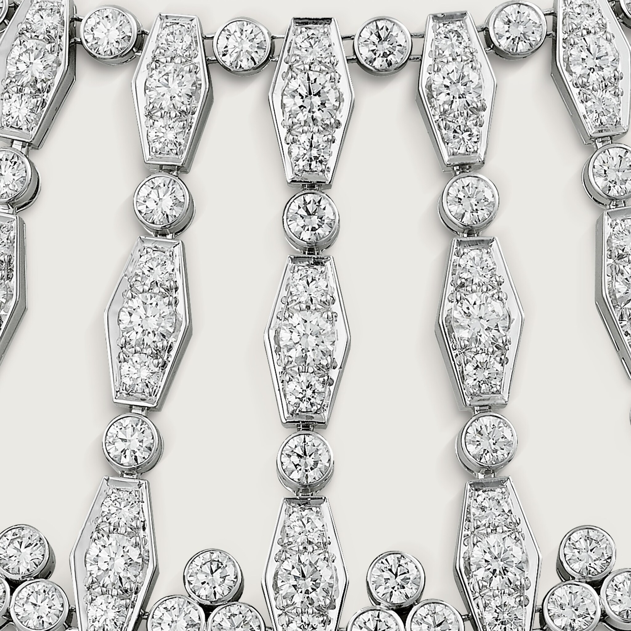 Pluie de Cartier necklace, diamonds, image 5