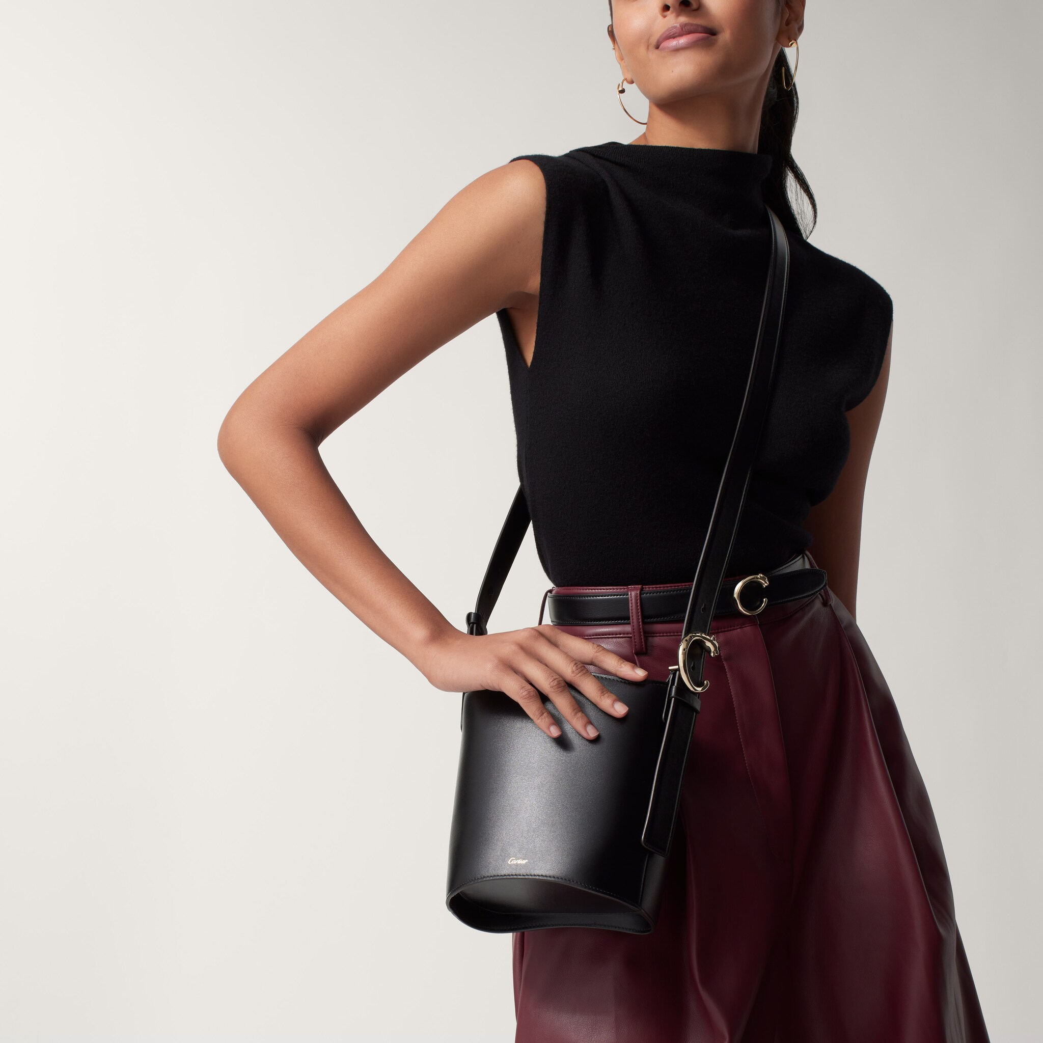 Mini bucket bag, Panth&egrave;re C