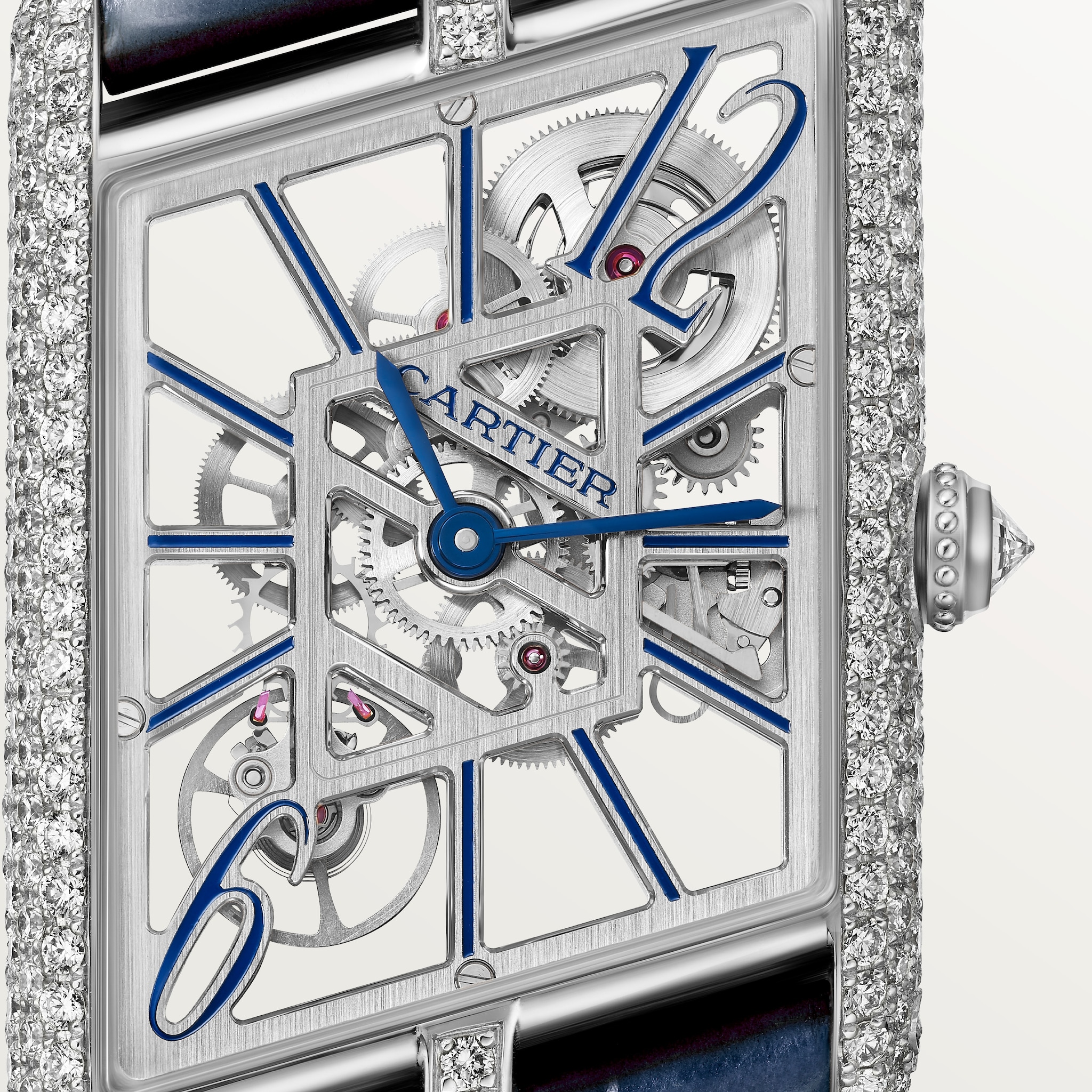 Tank Asym&eacute;trique skeleton watch, image 6