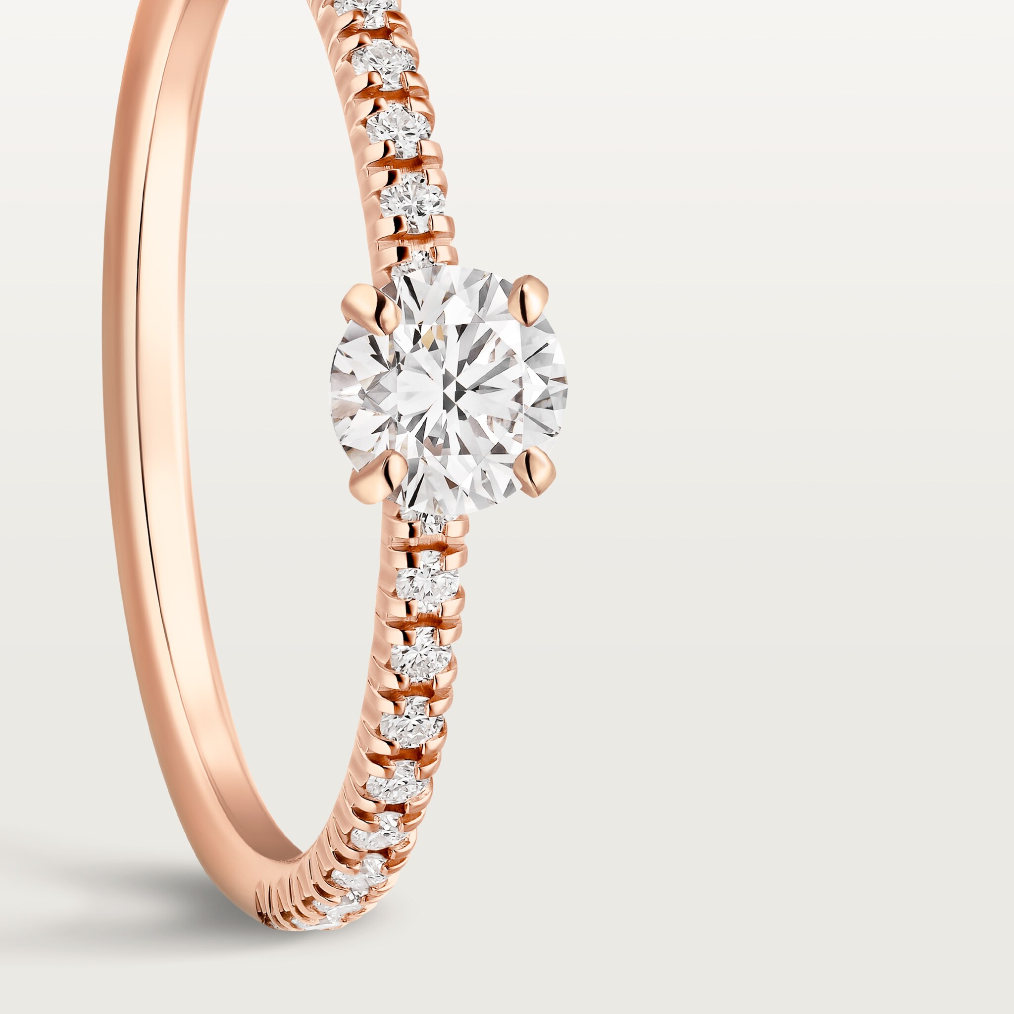 Etincelle de Cartier solitaire, brilliant-cut diamond, paved , image 9