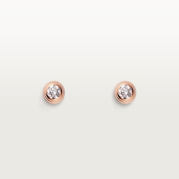 Cartier d'Amour stud earrings, 2 diamonds, small model Cartier d'Amour stud earrings, 2 diamonds, small model