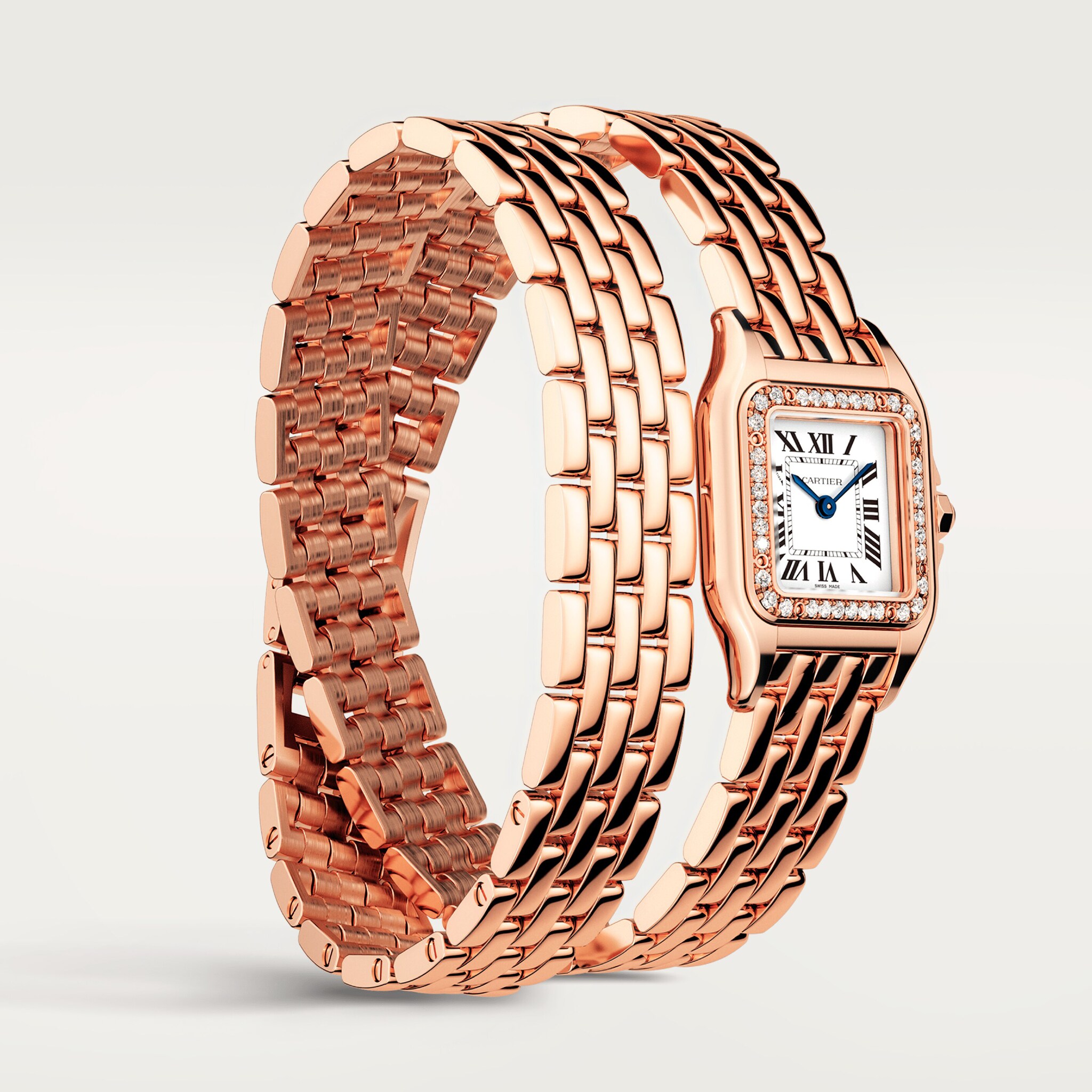 cartier panthere double loop watch