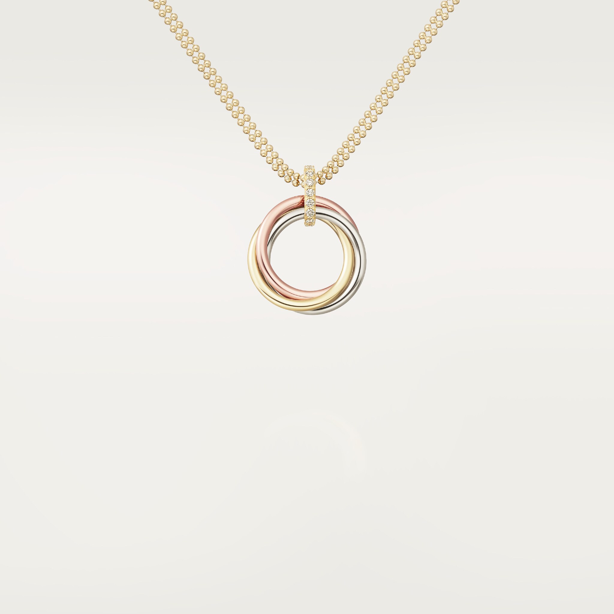 Trinity pendant, medium model, diamonds, image 7