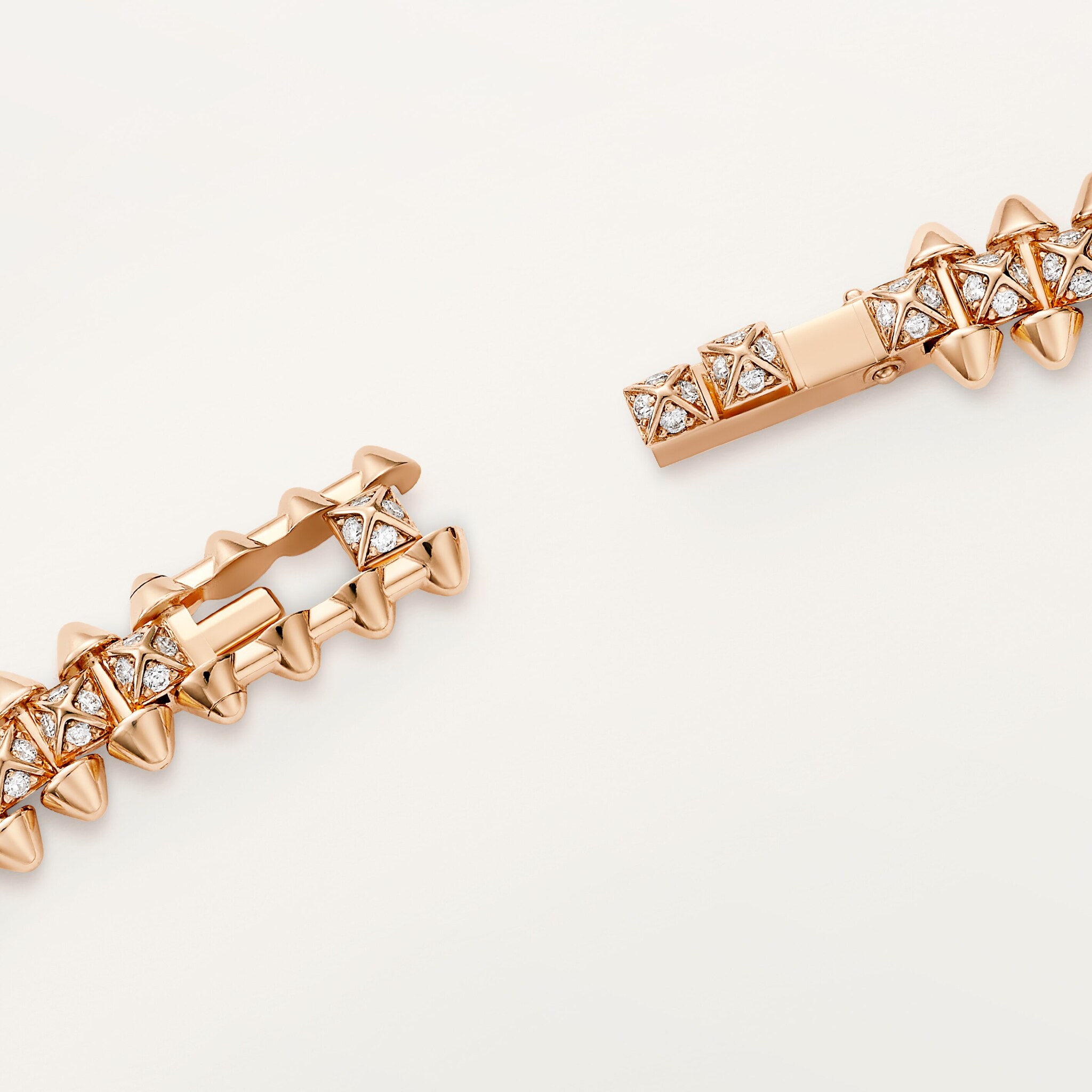 Clash de Cartier necklace, flexible, small model, paved , image 5