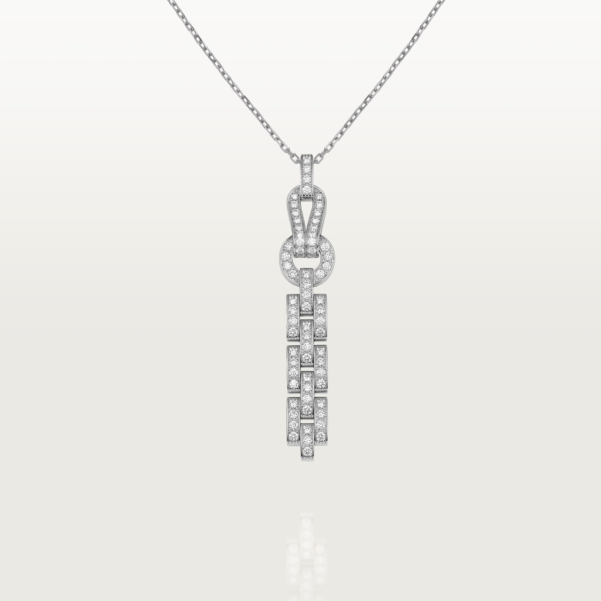 Agrafe pendant, paved 