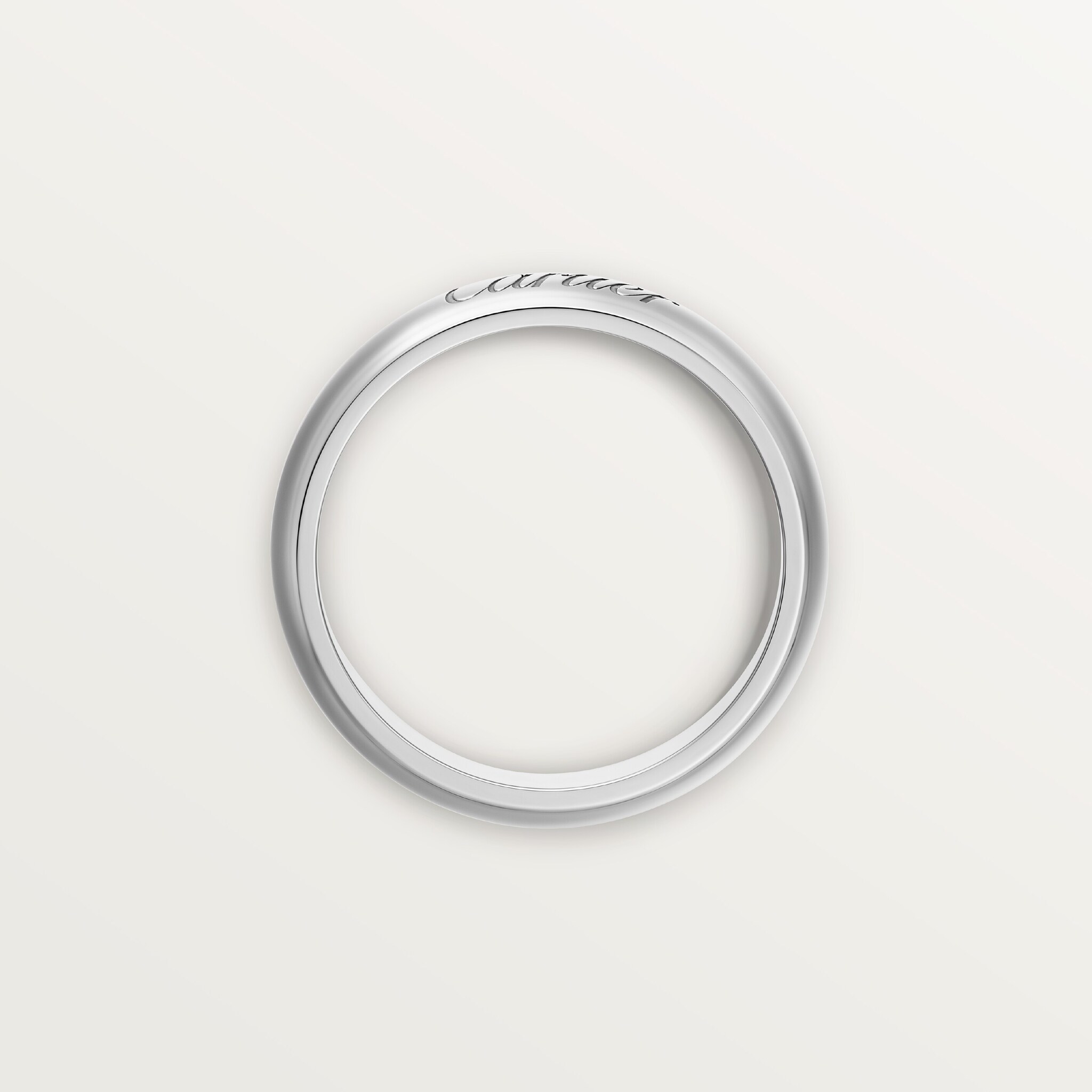 C de Cartier wedding band, 4 mm width, image 5
