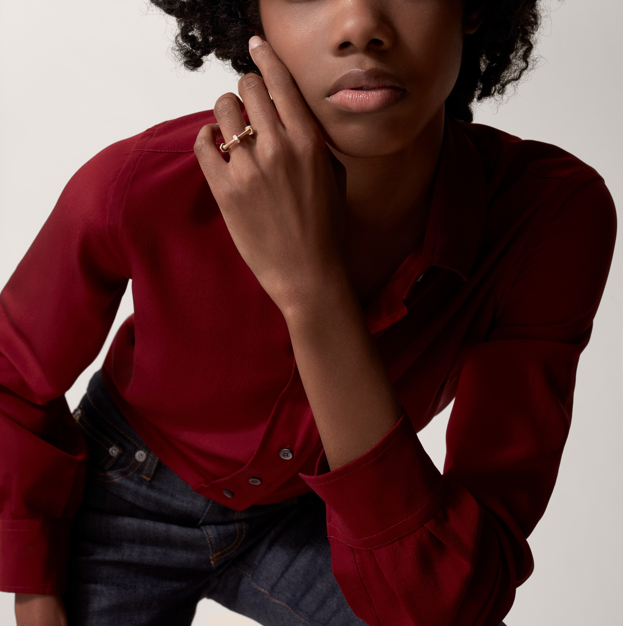 Ecrou de Cartier ring, diamonds