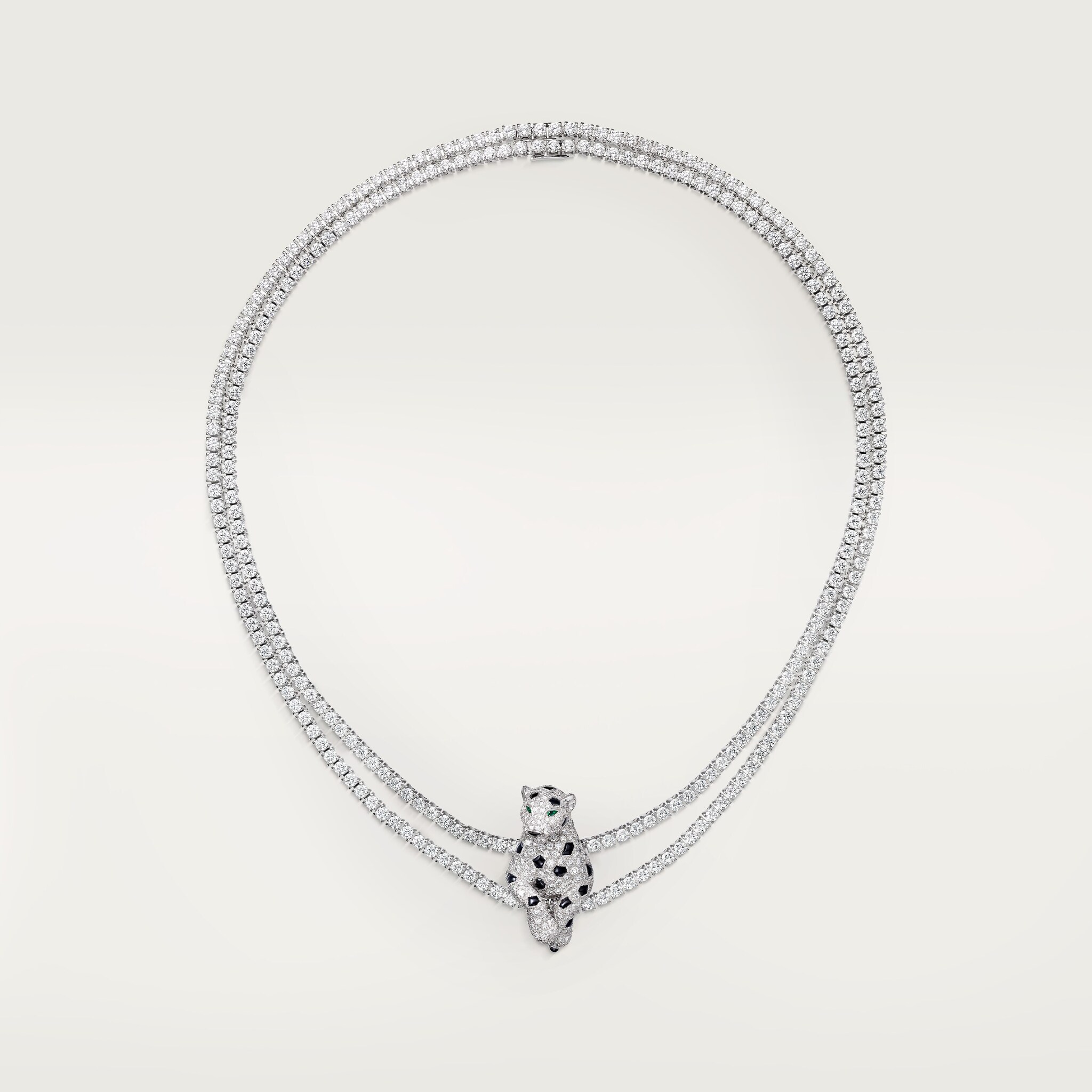 Panth&egrave;re de Cartier necklace, multi-wear, paved 
