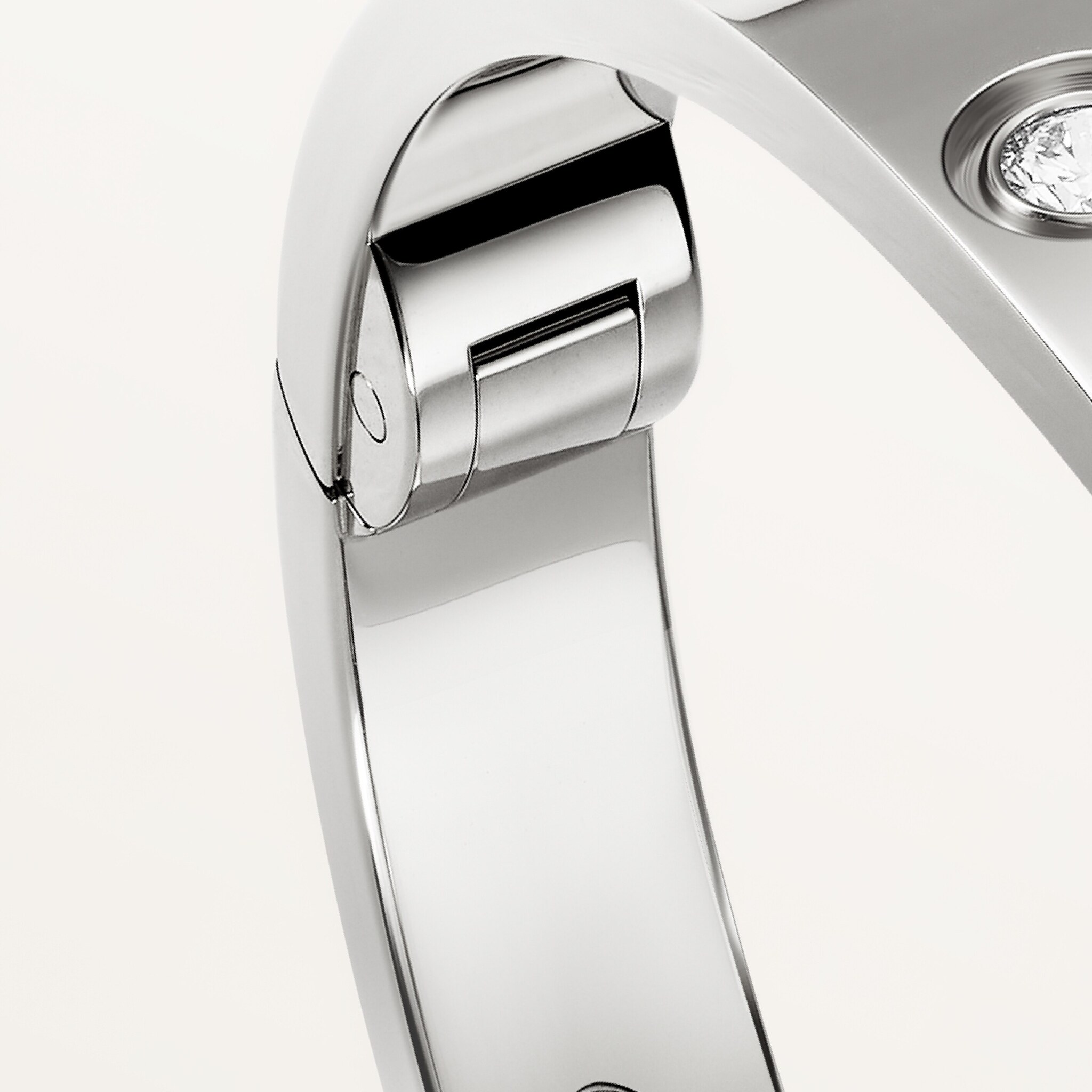 #LOVE# bracelet,single-screw closure, classic model, 4 diamonds, image 11