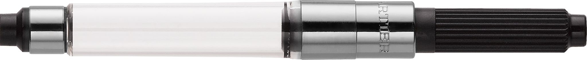 Piston fountain pen converter, white brass