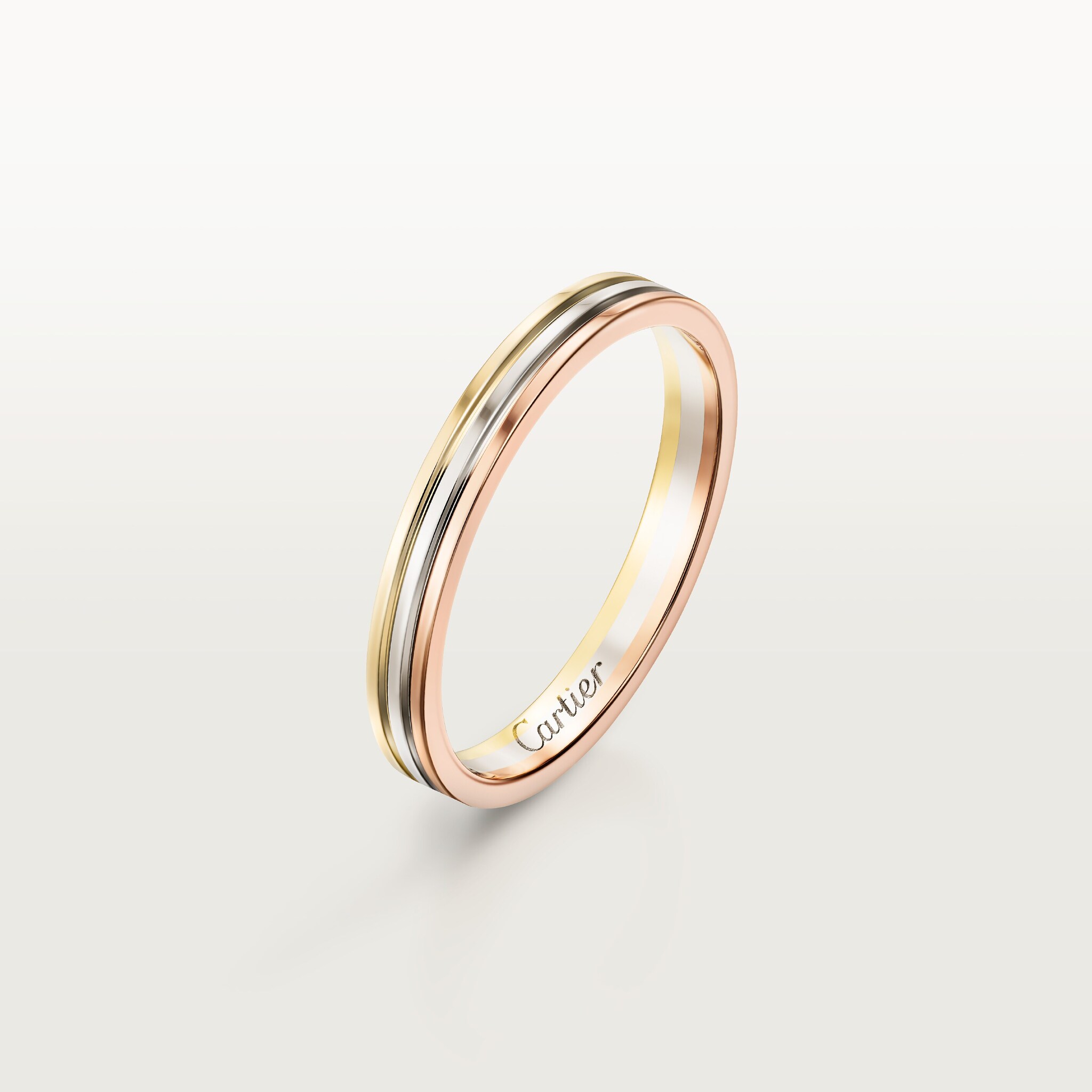Vendome Louis Cartier wedding band, 2.5 mm width