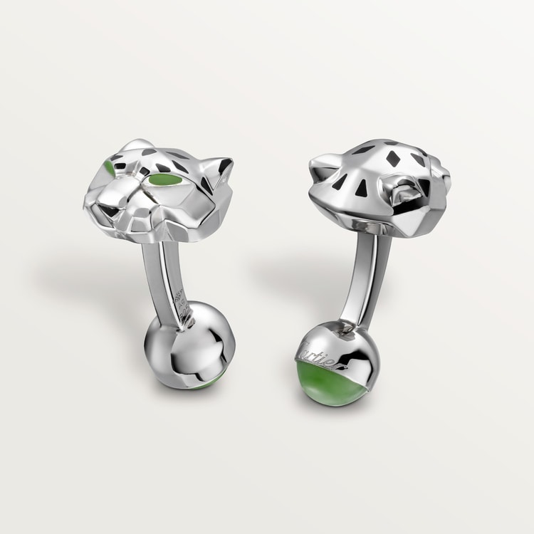 Panther head decor cufflinks Cufflinks dress accessories Cartier QAT