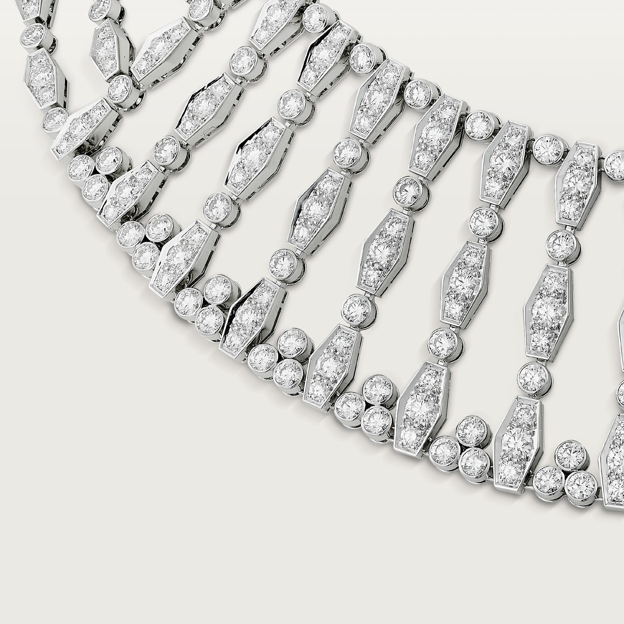 Pluie de Cartier necklace, diamonds