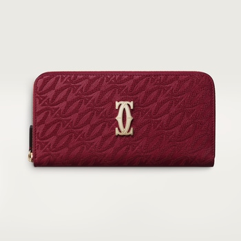 International zipped wallet, C de Cartier International zipped wallet, C de Cartier