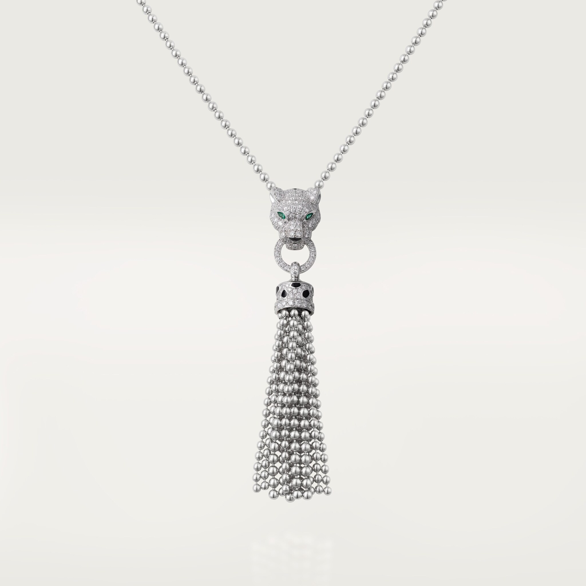 Panth&egrave;re de Cartier necklace, half-paved