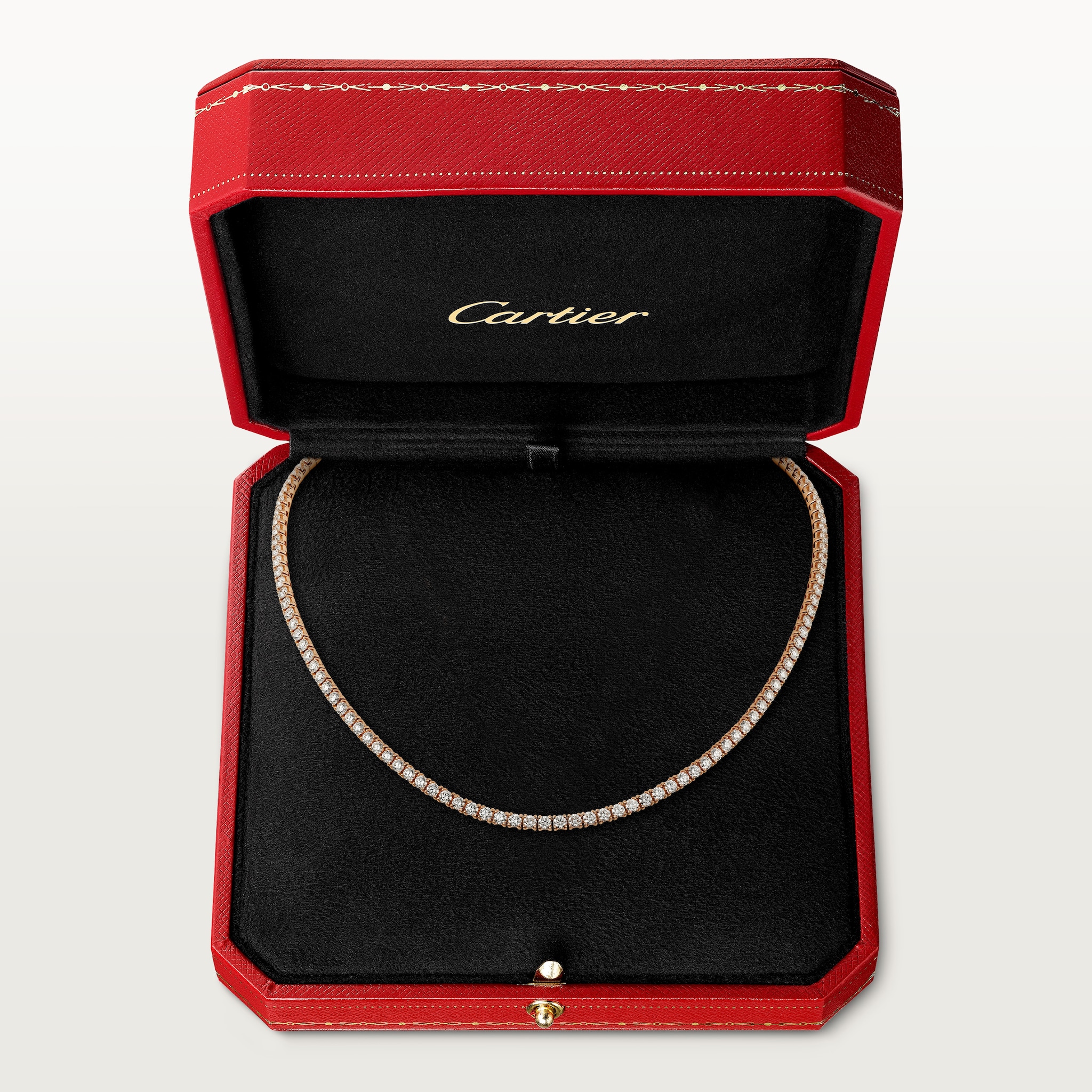 Lignes Essentielles necklace, brilliant-cut diamonds, image 6