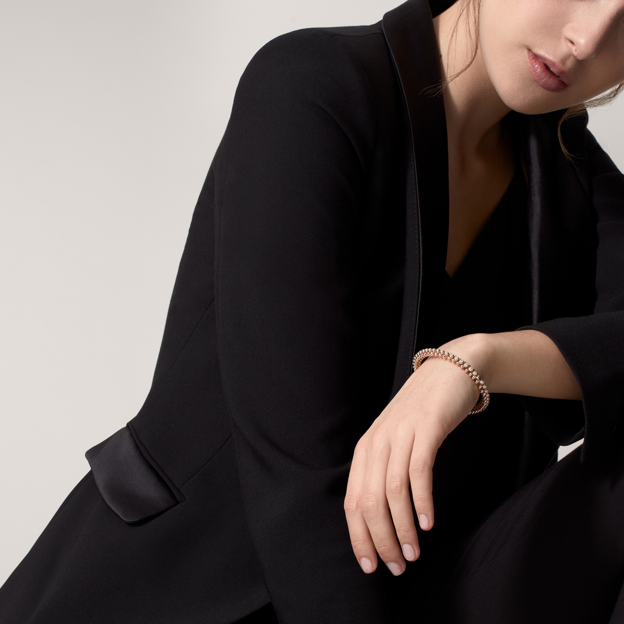 Clash de Cartier bracelet, medium model, diamonds, image 4