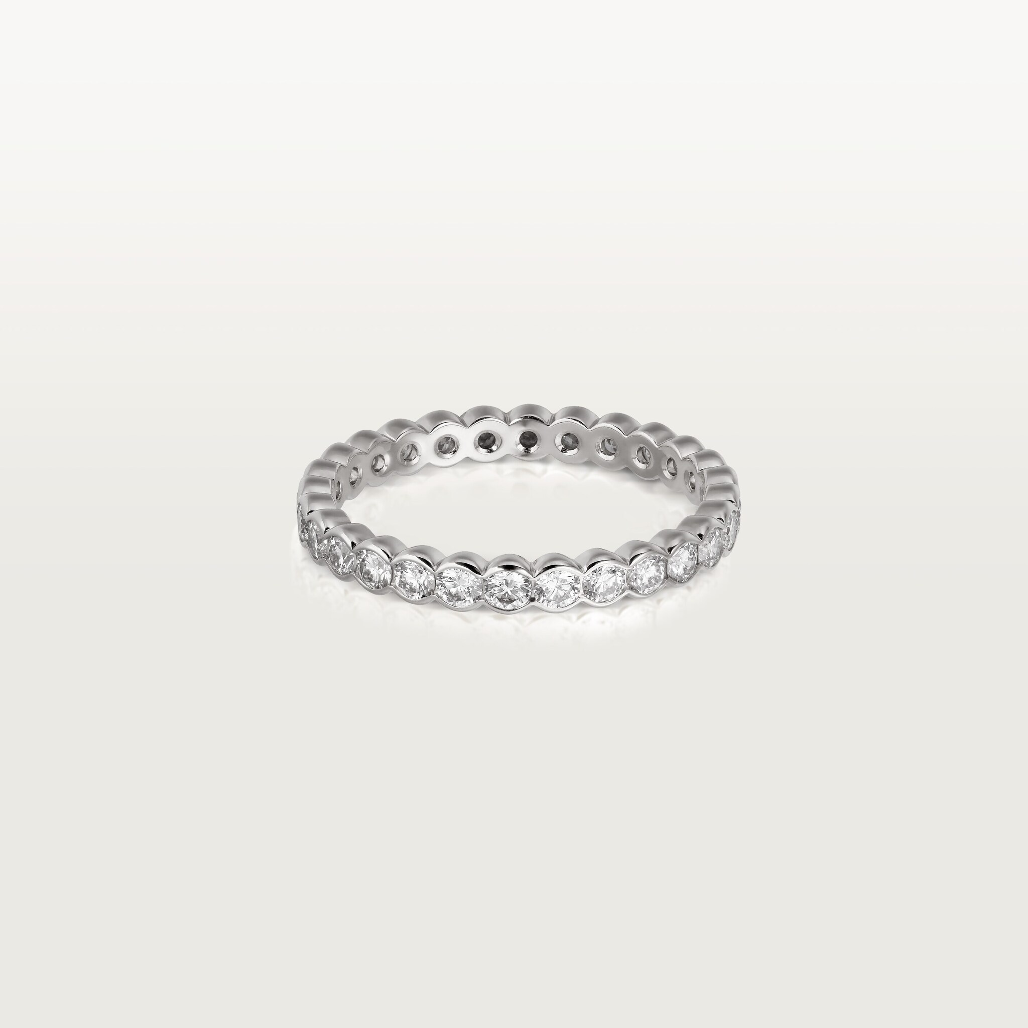 Broderie de Cartier wedding band, diamonds