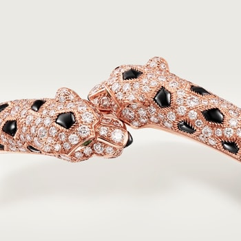 Panthère de Cartier bracelet, small model, half-paved Panthère de Cartier bracelet, small model, half-paved