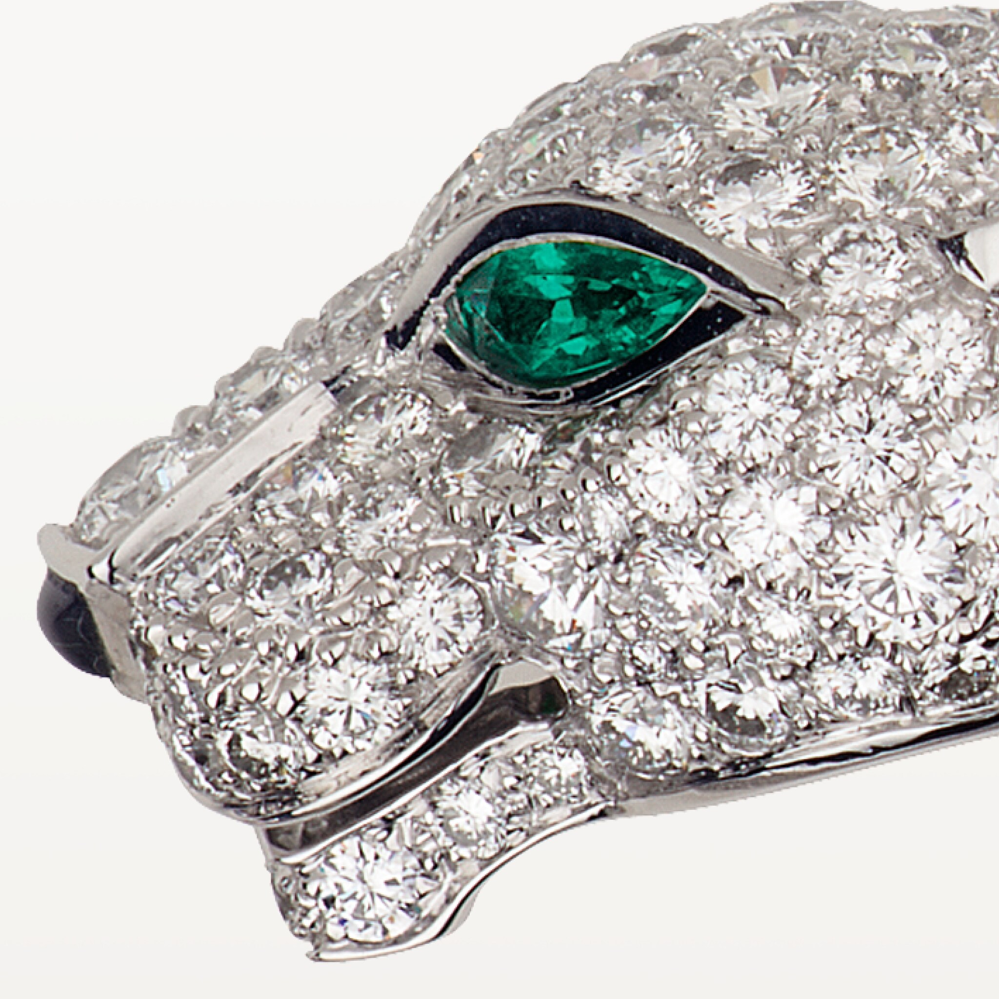 Panth&egrave;re de Cartier bracelet, paved 