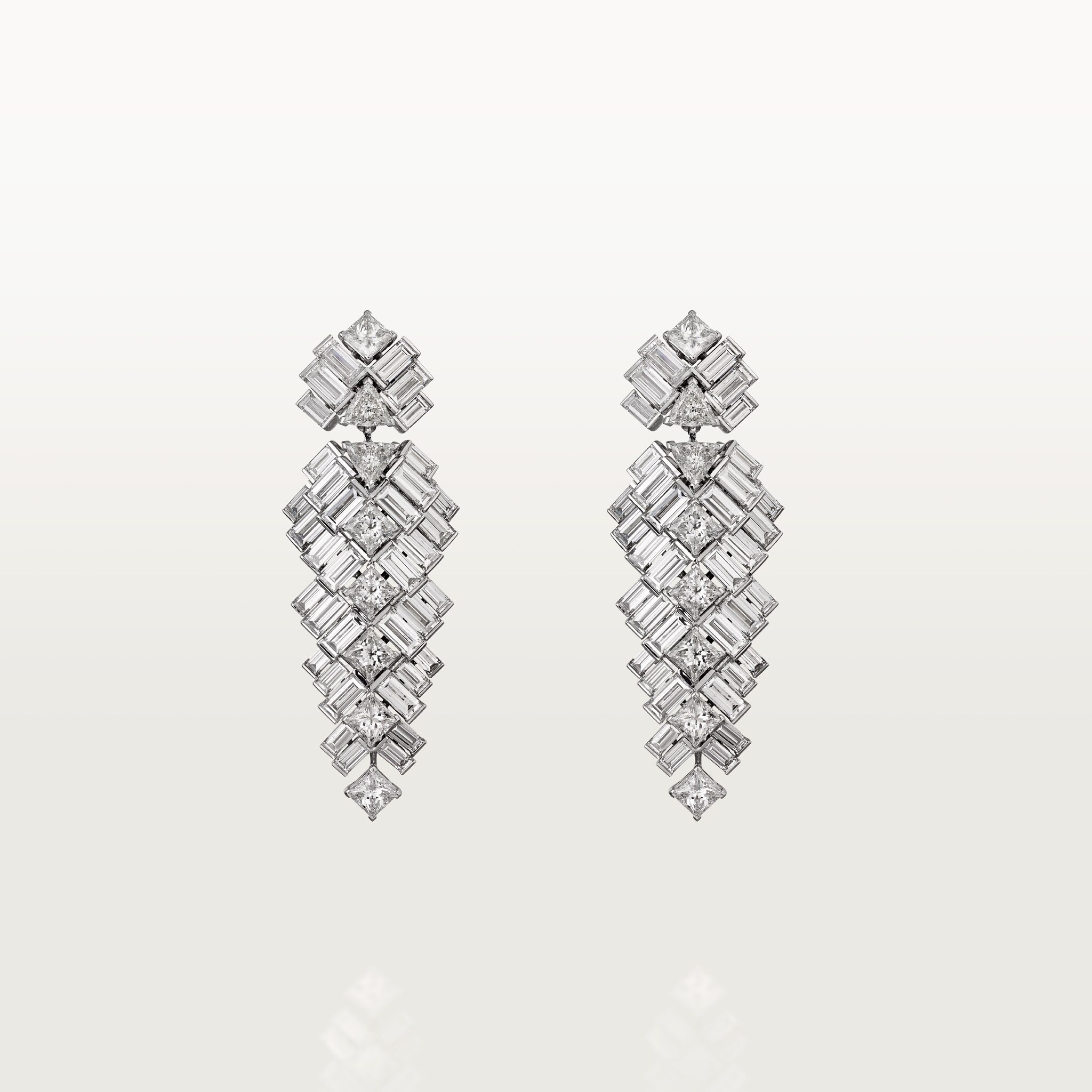 Reflection de Cartier earrings, diamonds