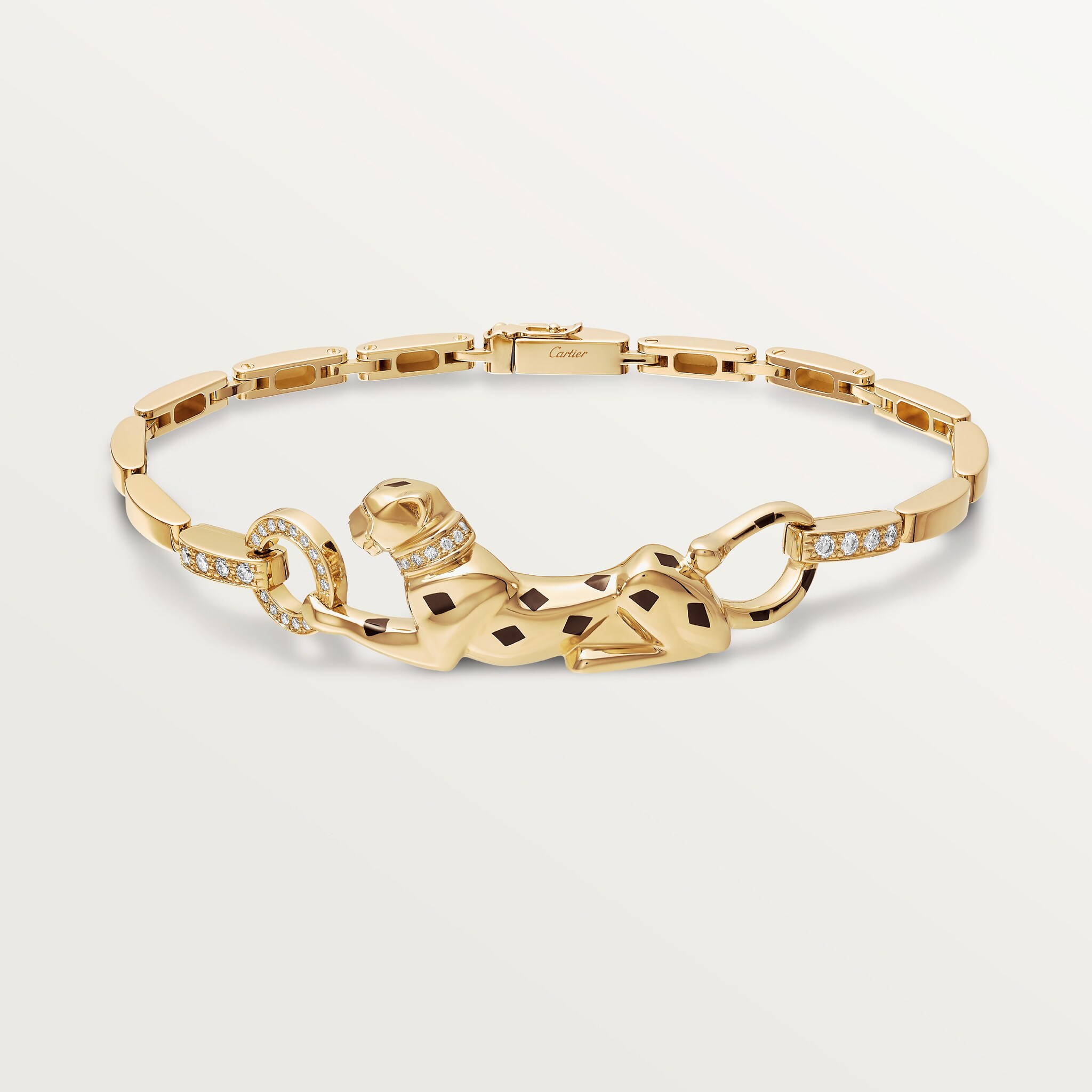 Panth&egrave;re de Cartier bracelet, on chain, diamonds