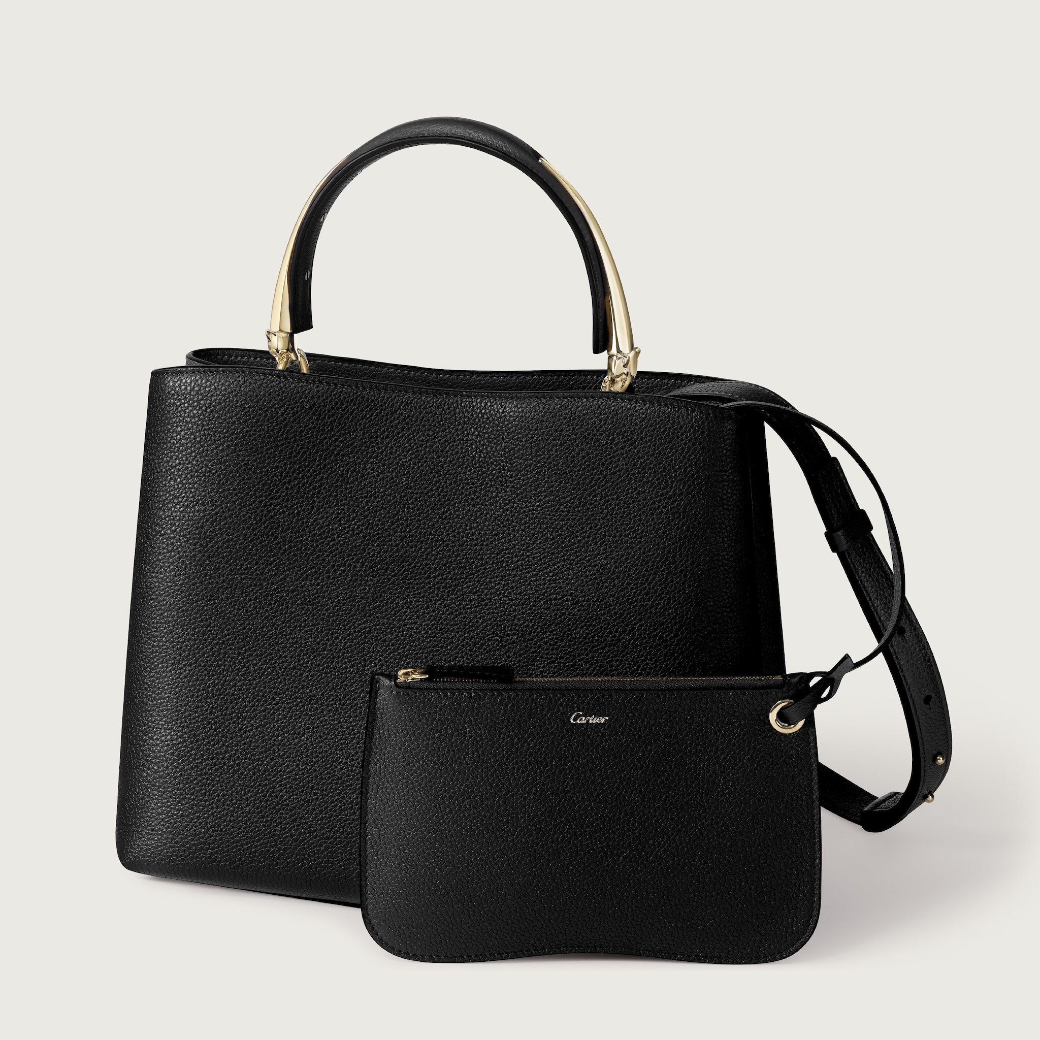 Medium model handle bag, Panth&egrave;re Double, image 8