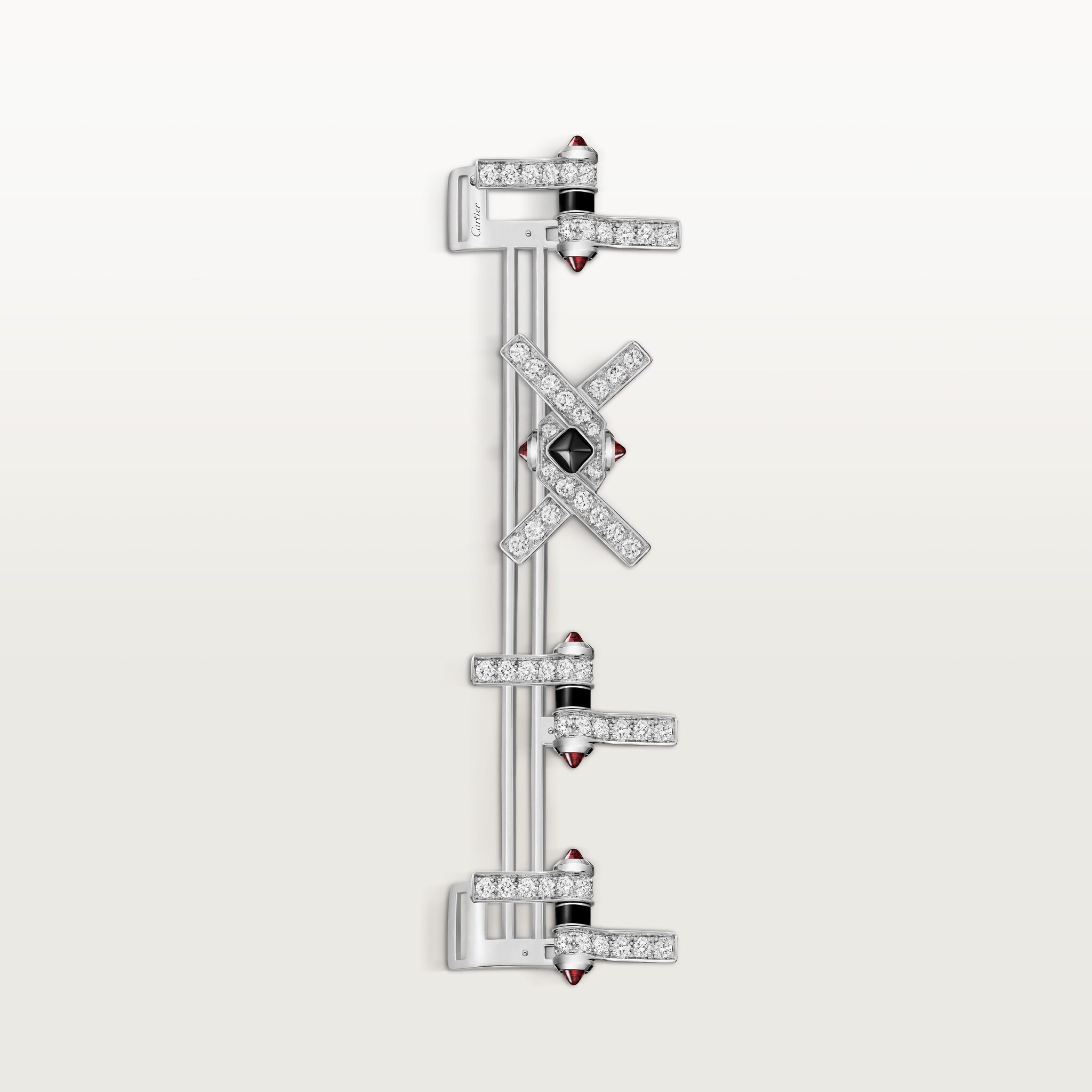 Polymorph jacket lapel gem