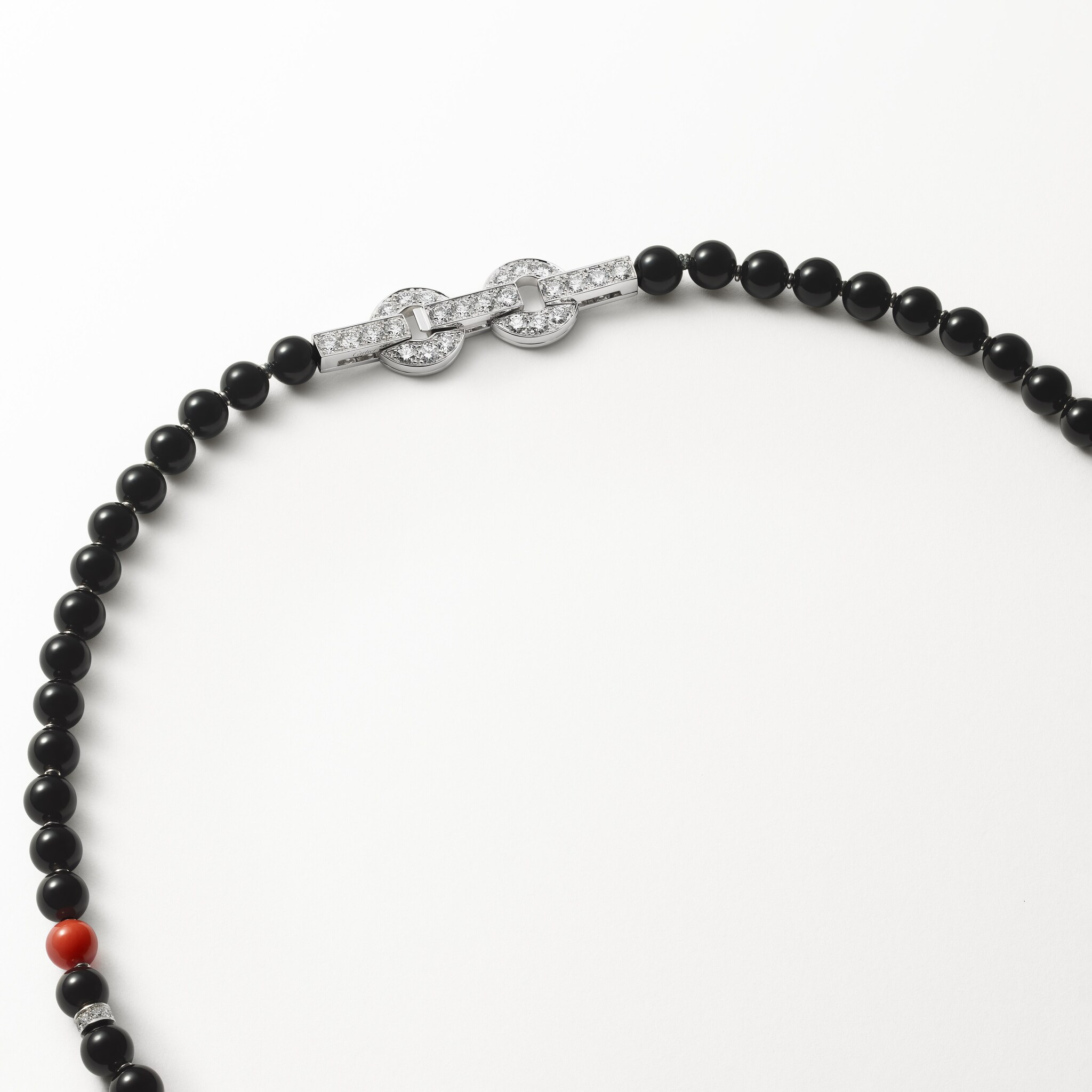 Panth&egrave;re de Cartier necklace, coral, paved , image 5