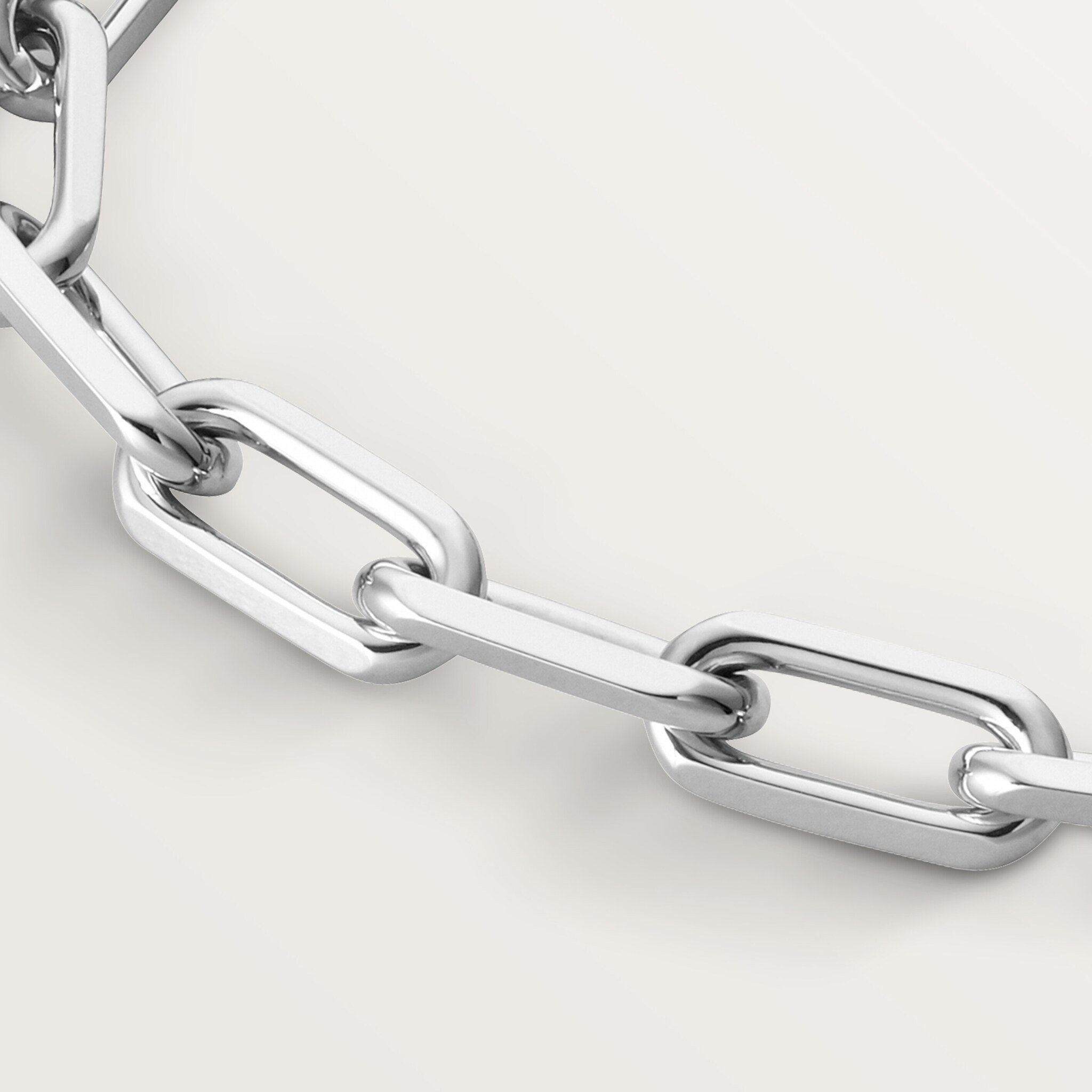 Santos de Cartier bracelet, chain, medium model, image 5