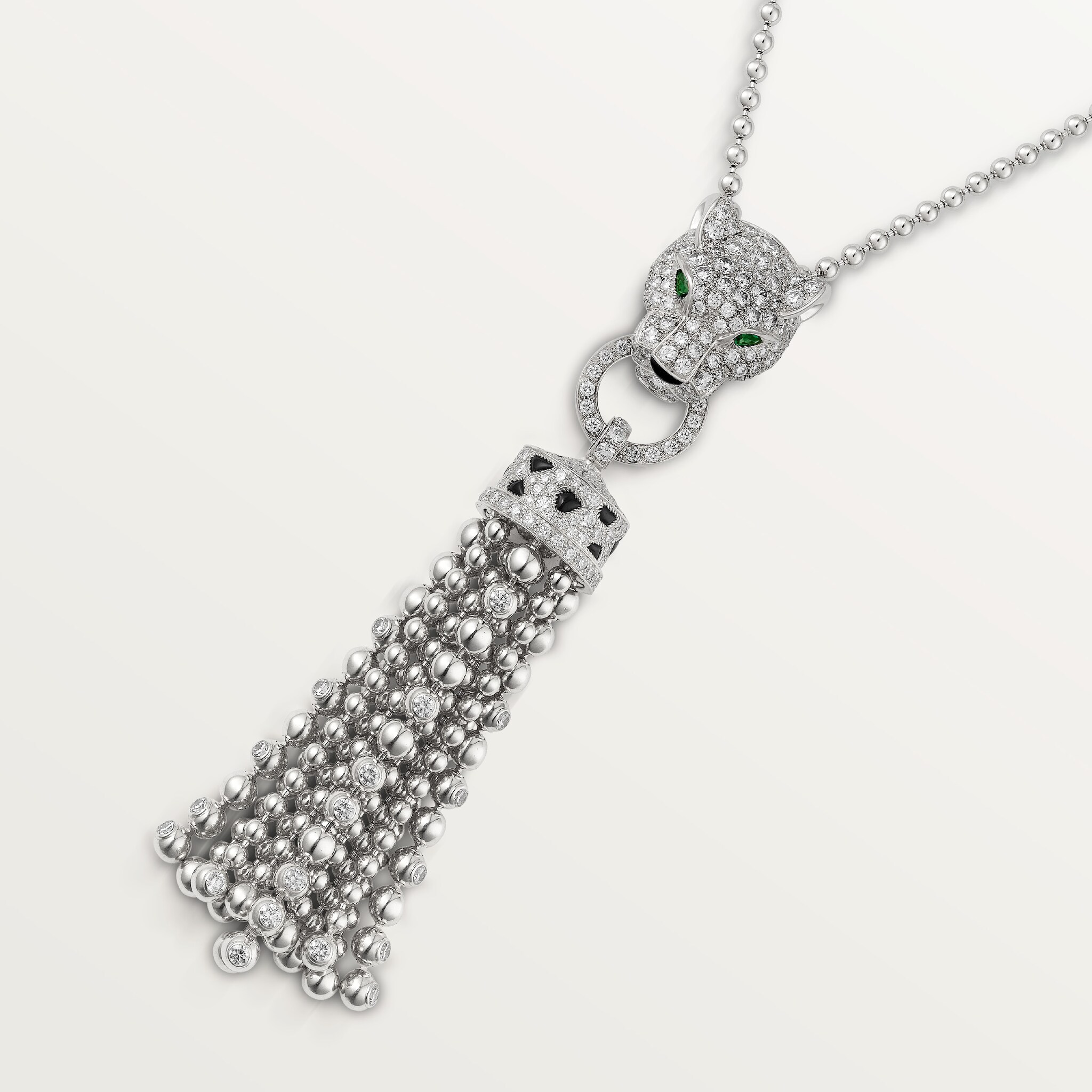 Panth&egrave;re de Cartier necklace, half-paved, image 5