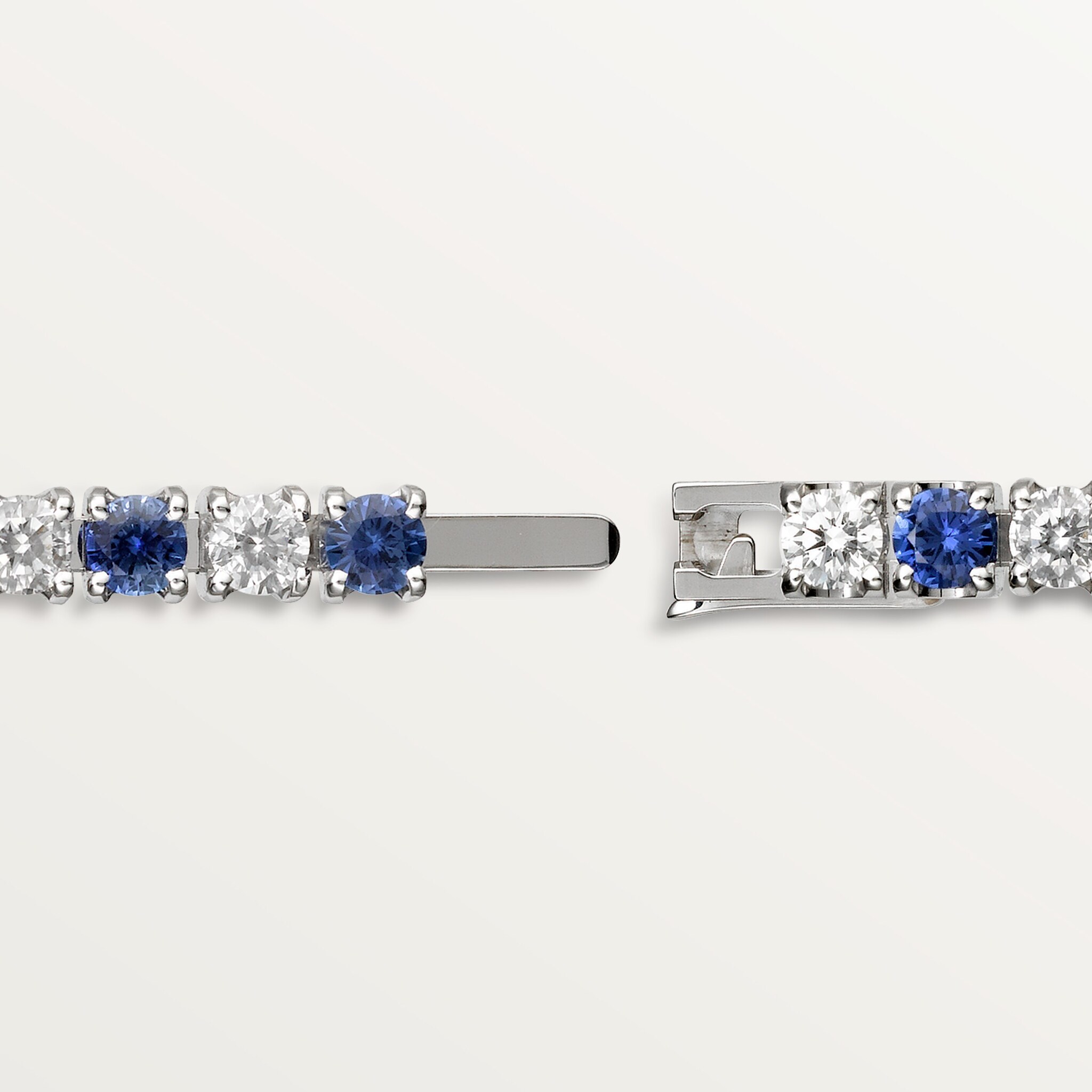 Essential Lines bracelet, brilliant-cut sapphires, image 5