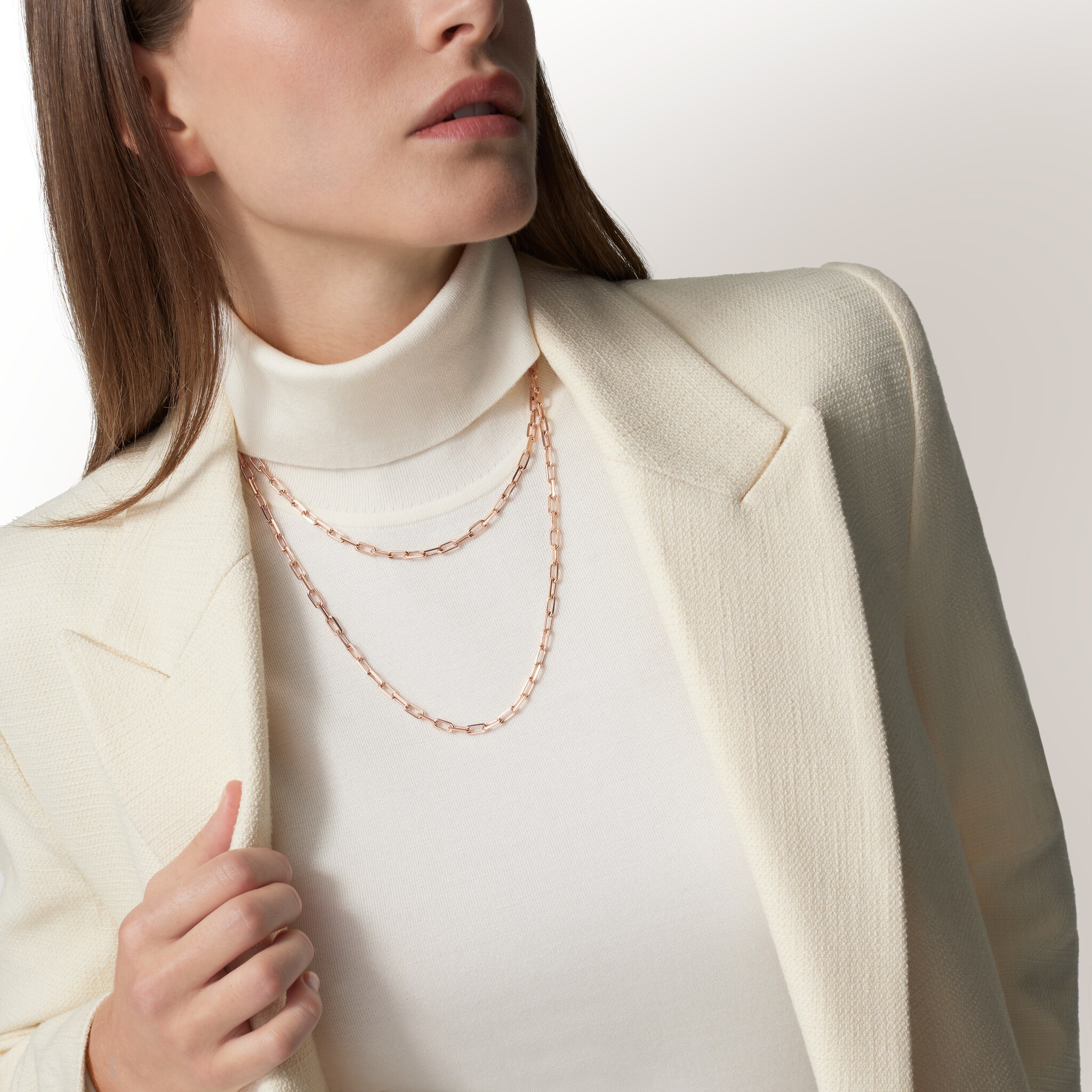 Santos de Cartier long necklace, chain, small model