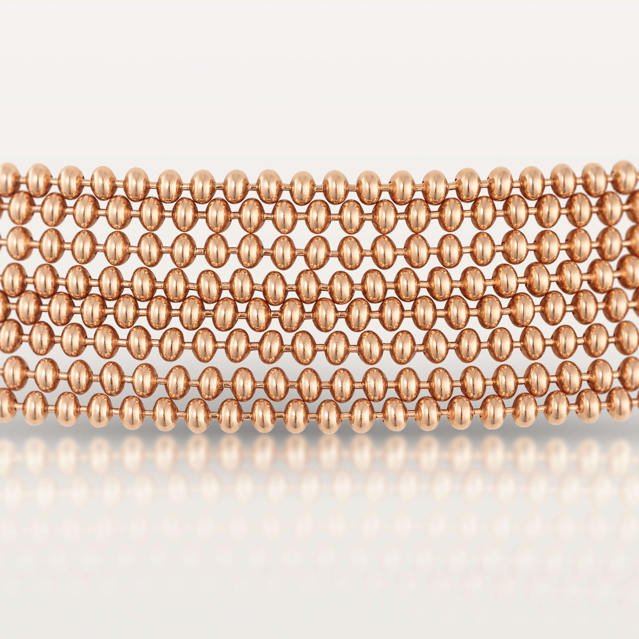 Agrafe long necklace, semi-paved, image 8