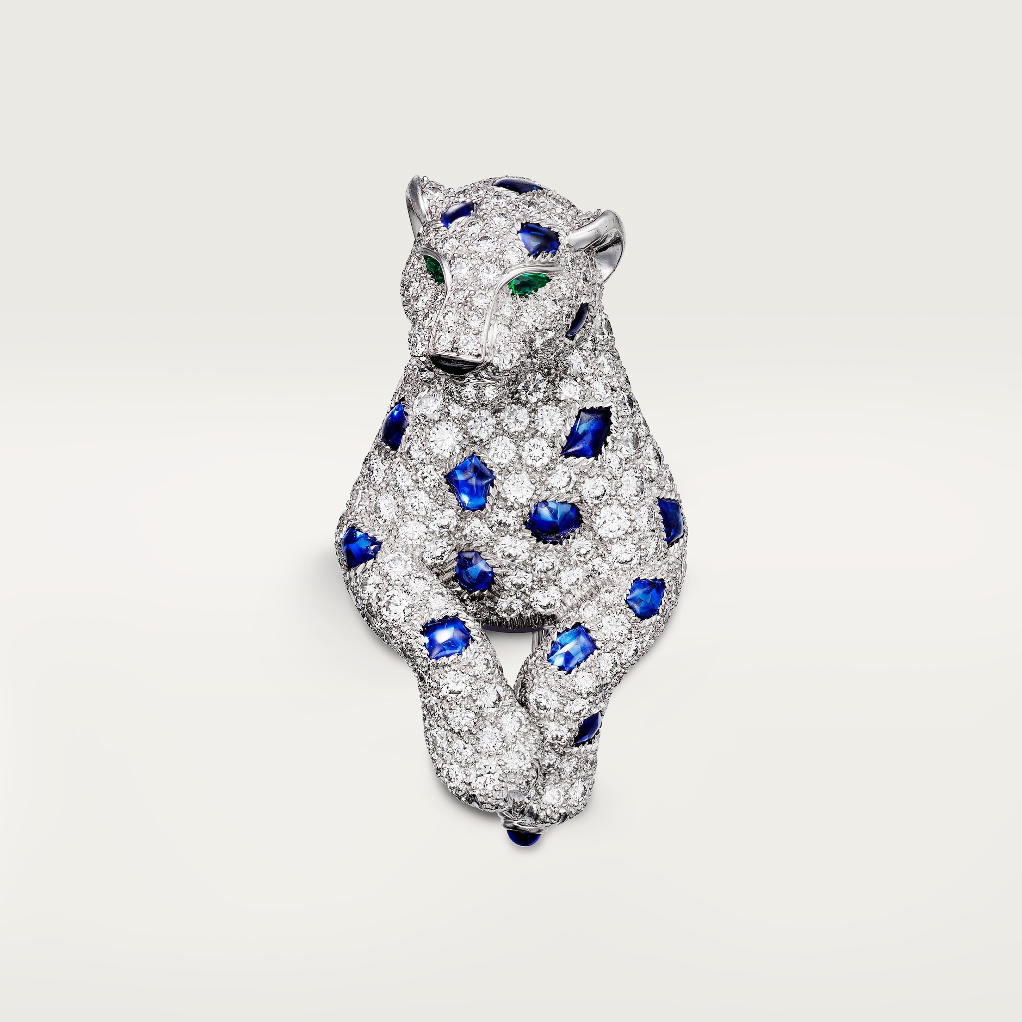Panth&egrave;re de Cartier necklace, sapphire, multi-wear, paved , image 6
