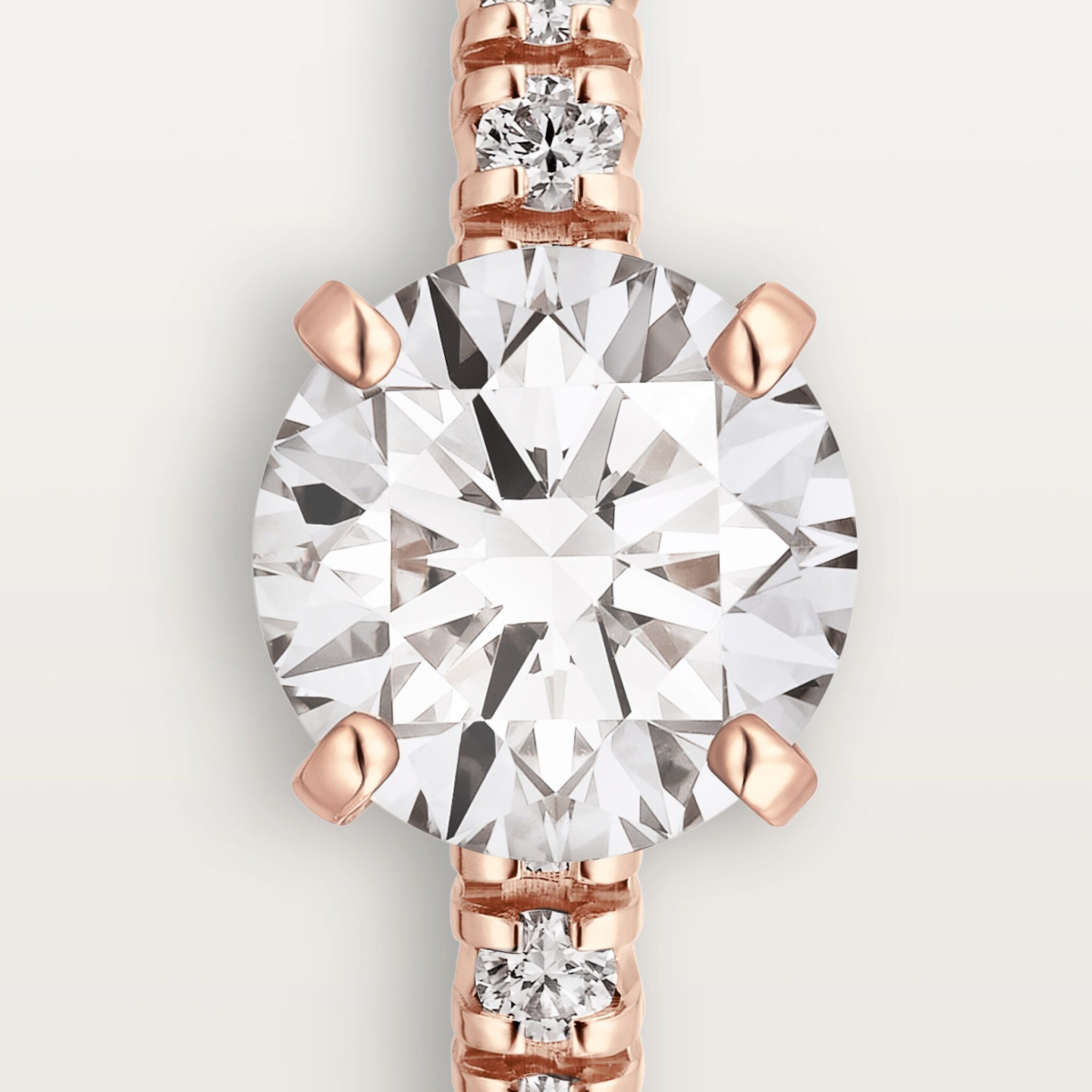 Etincelle de Cartier solitaire, brilliant-cut diamond, paved , image 5