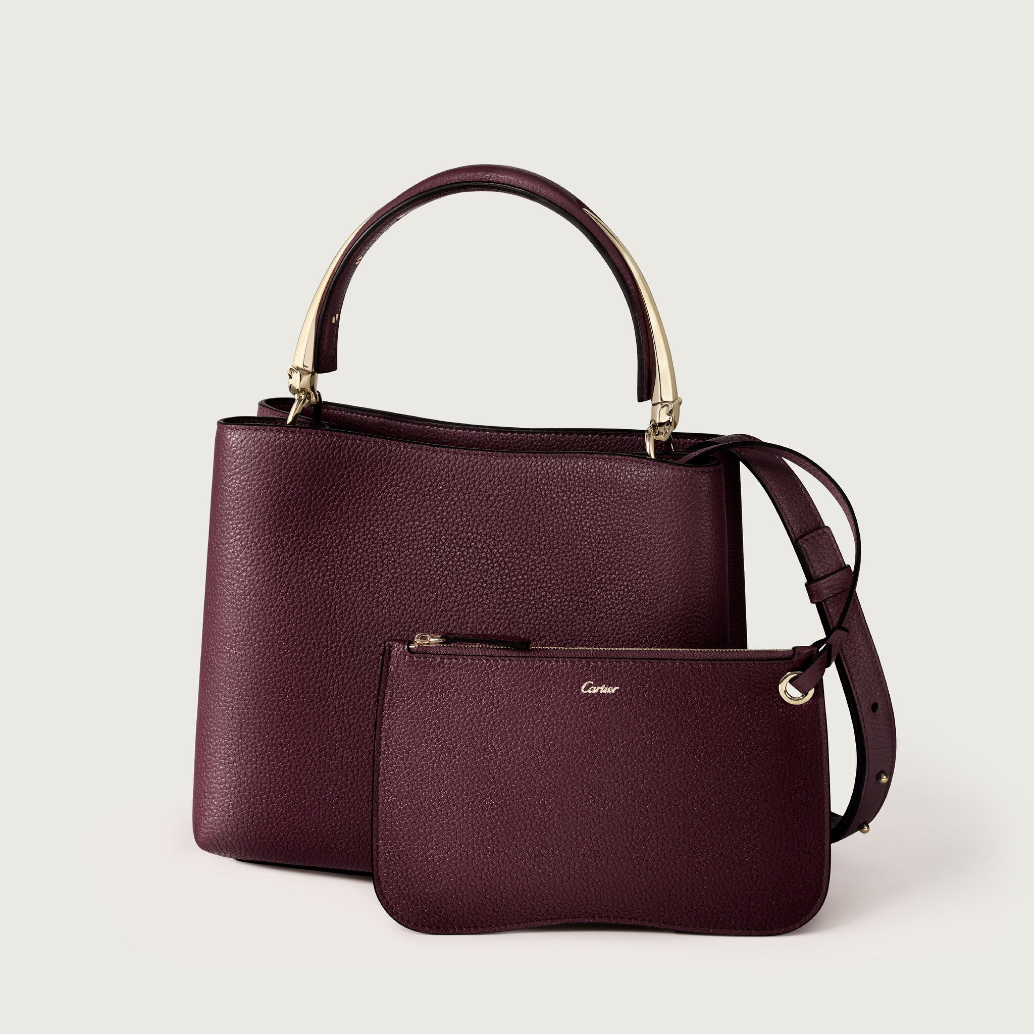 Small model handle bag, Panth&egrave;re Double, image 5